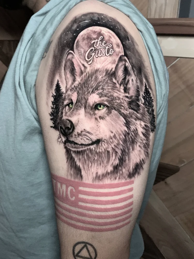 Black and Gray Tattoo by Saul Gutierrez