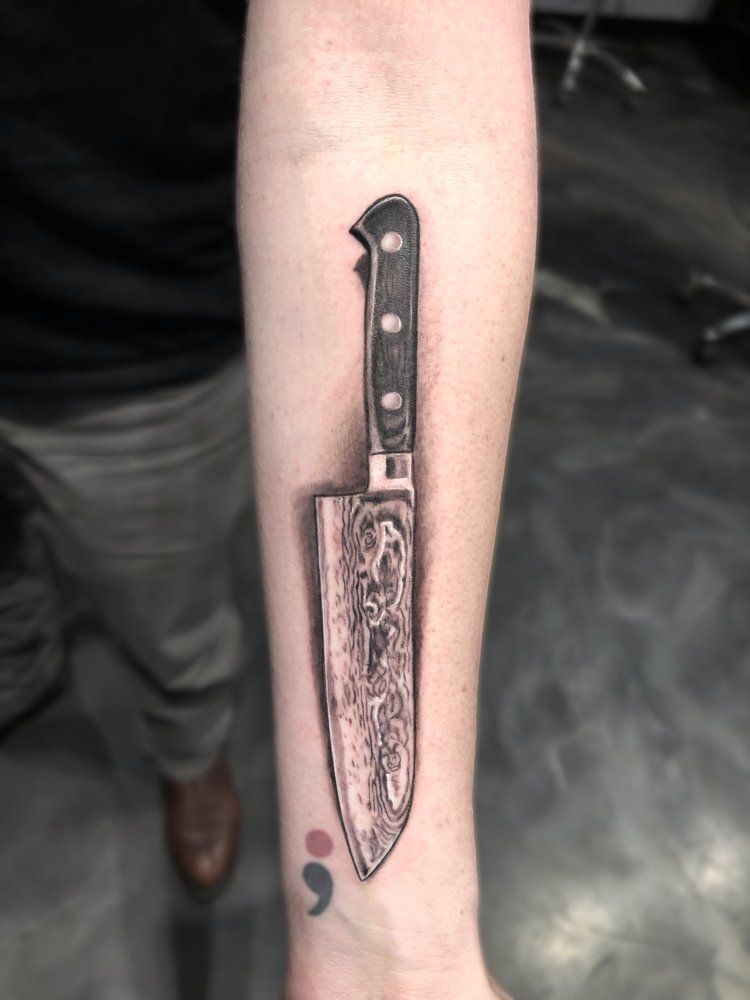 Black and Gray Tattoo by Saul Gutierrez