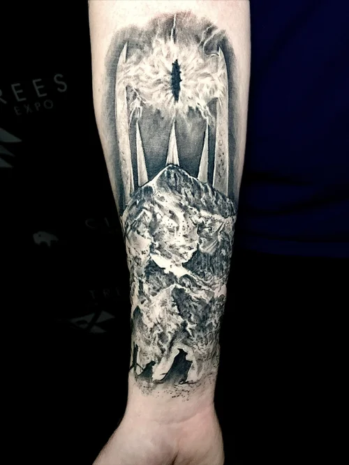Black and Gray Tattoo by Saul Gutierrez