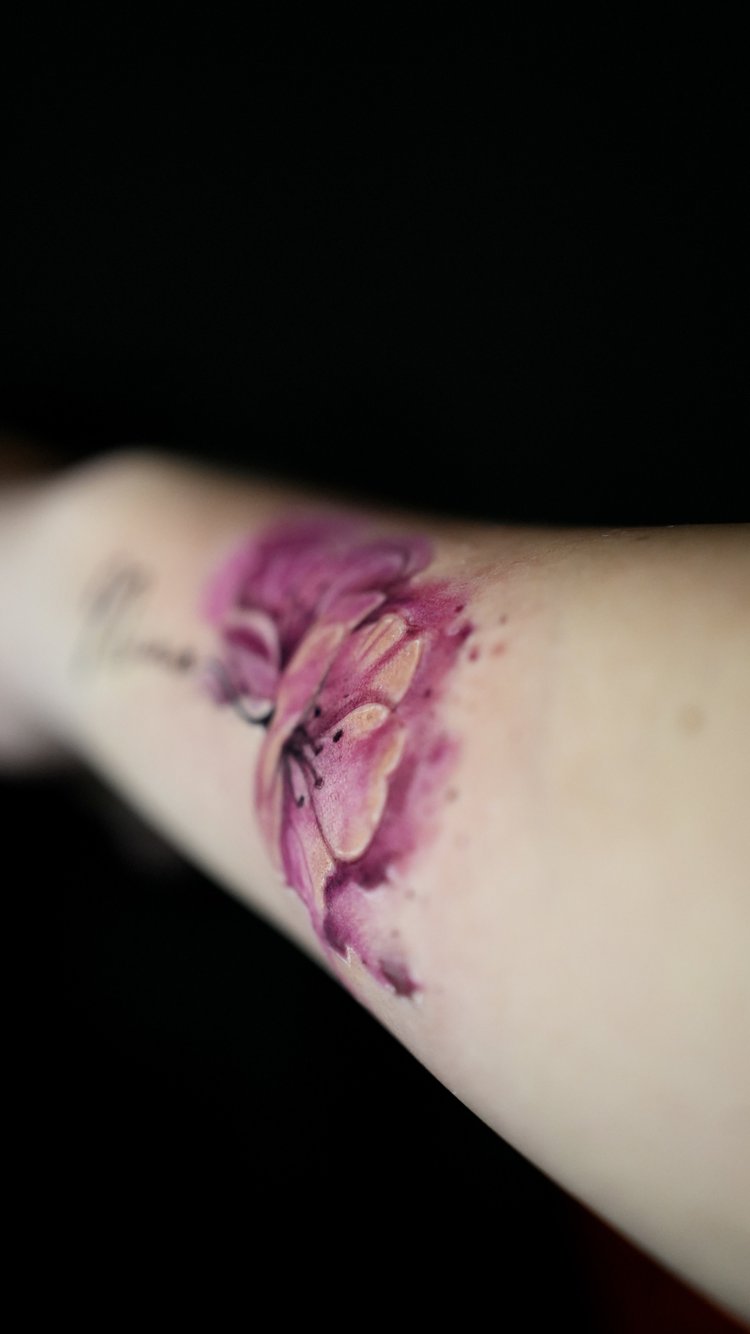 Watercolor Tattoo by Saul Gutierrez