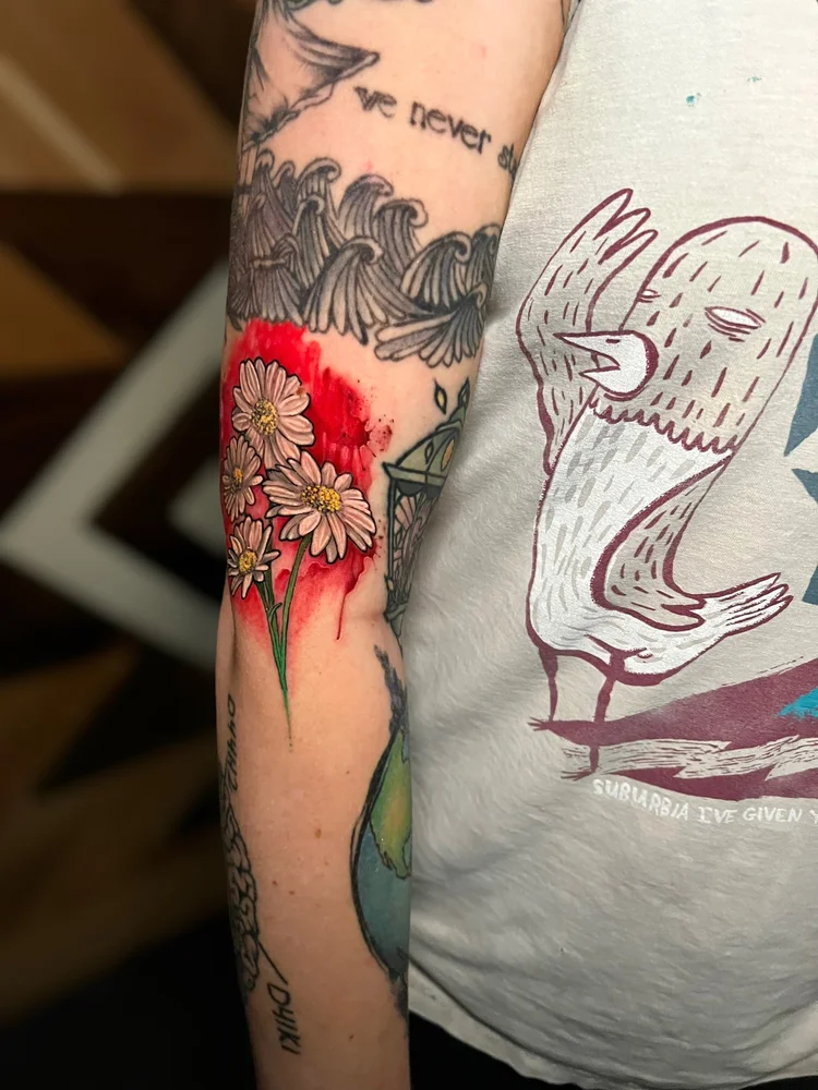 Watercolor Tattoo by Saul Gutierrez