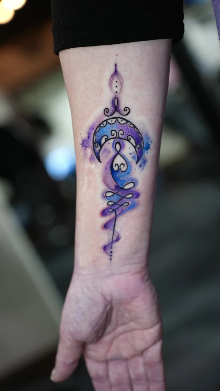 Watercolor Tattoo by Saul Gutierrez