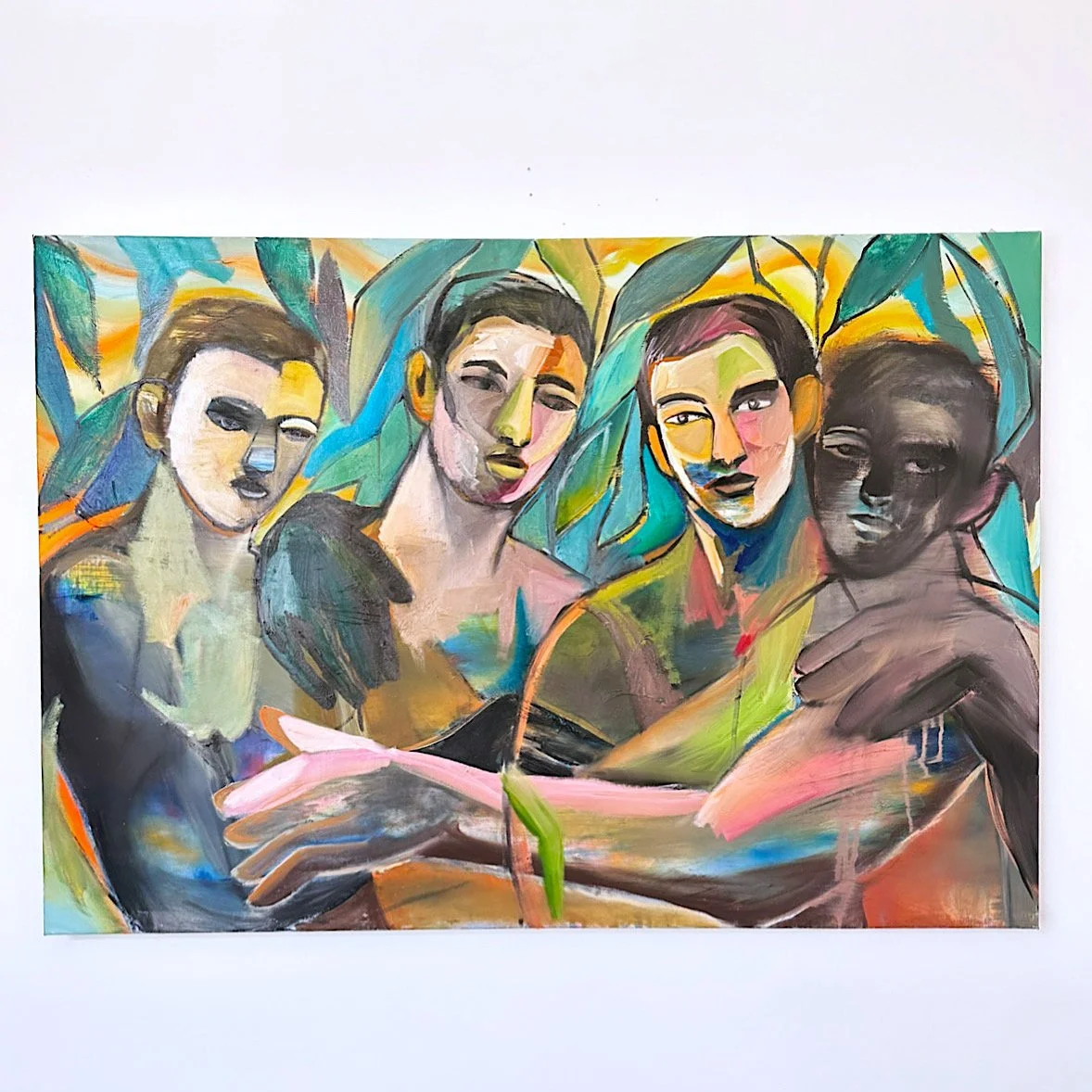 Family 50%22x38%22 $4500 Oil on canvas, 2024 JPG.JPG