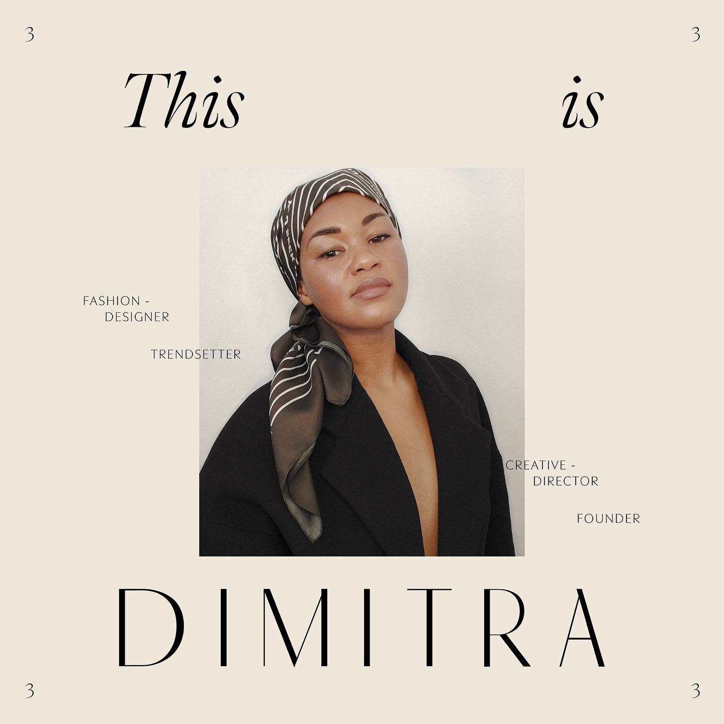 Meet Dimitra, the third and final feature in our series dedicated to recognizing and celebrating Black History Month.

We can think of no better creative to wrap-up our series than the woman behind @miitraofficial , a luxury accessory brand. Give Dim