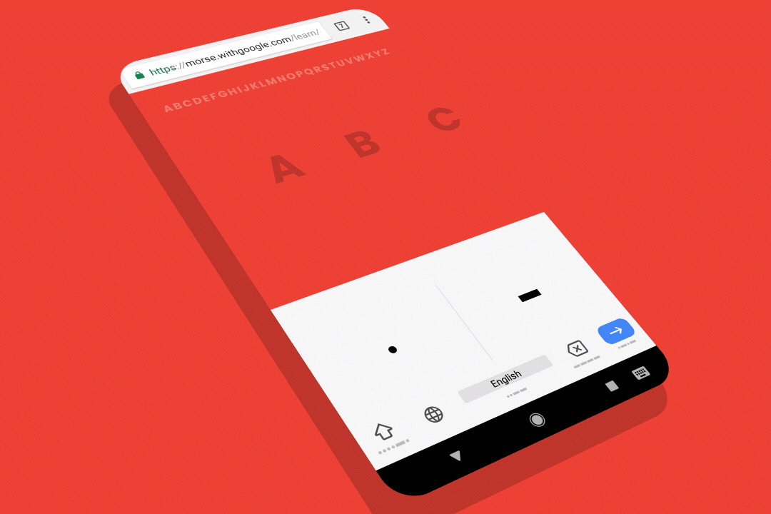 We created a game to help people learn morse code.