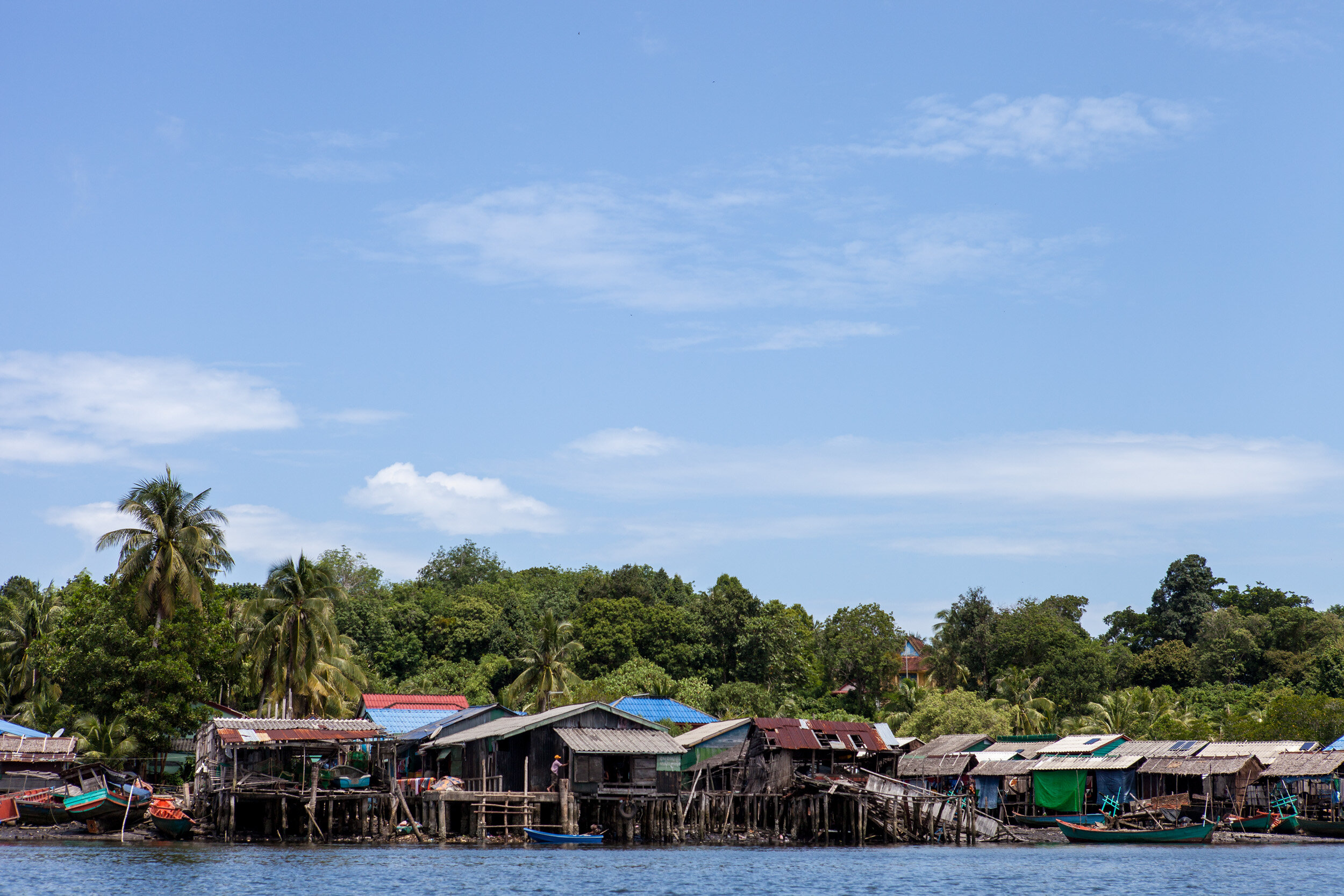  Koh Sralau is a typical fishing village. Accessible only by boat, almost all the inhabitants rely on the ecosystem around them to provide for their needs. 