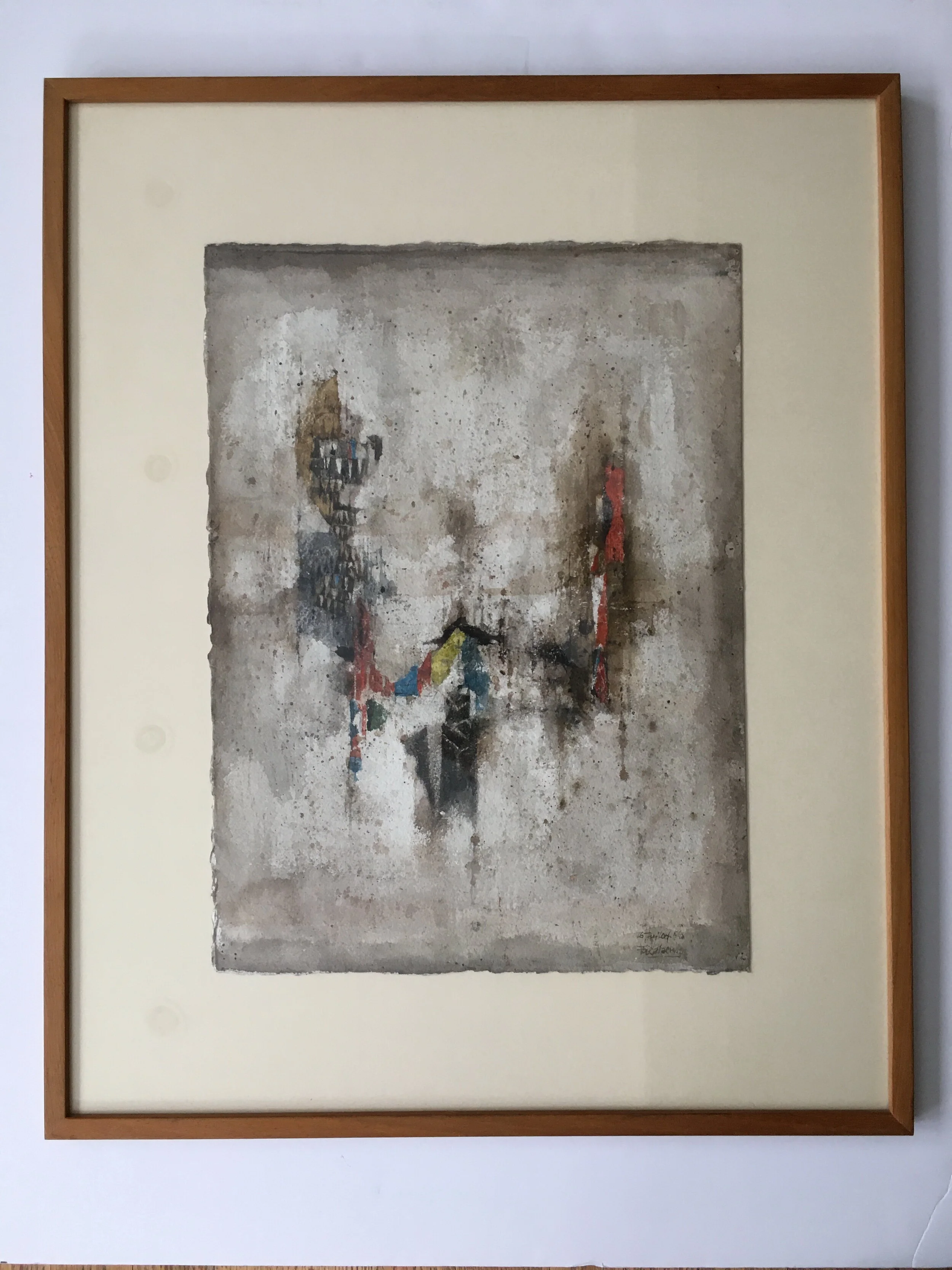 Friedlaender Untitled watercolor in frame.JPG