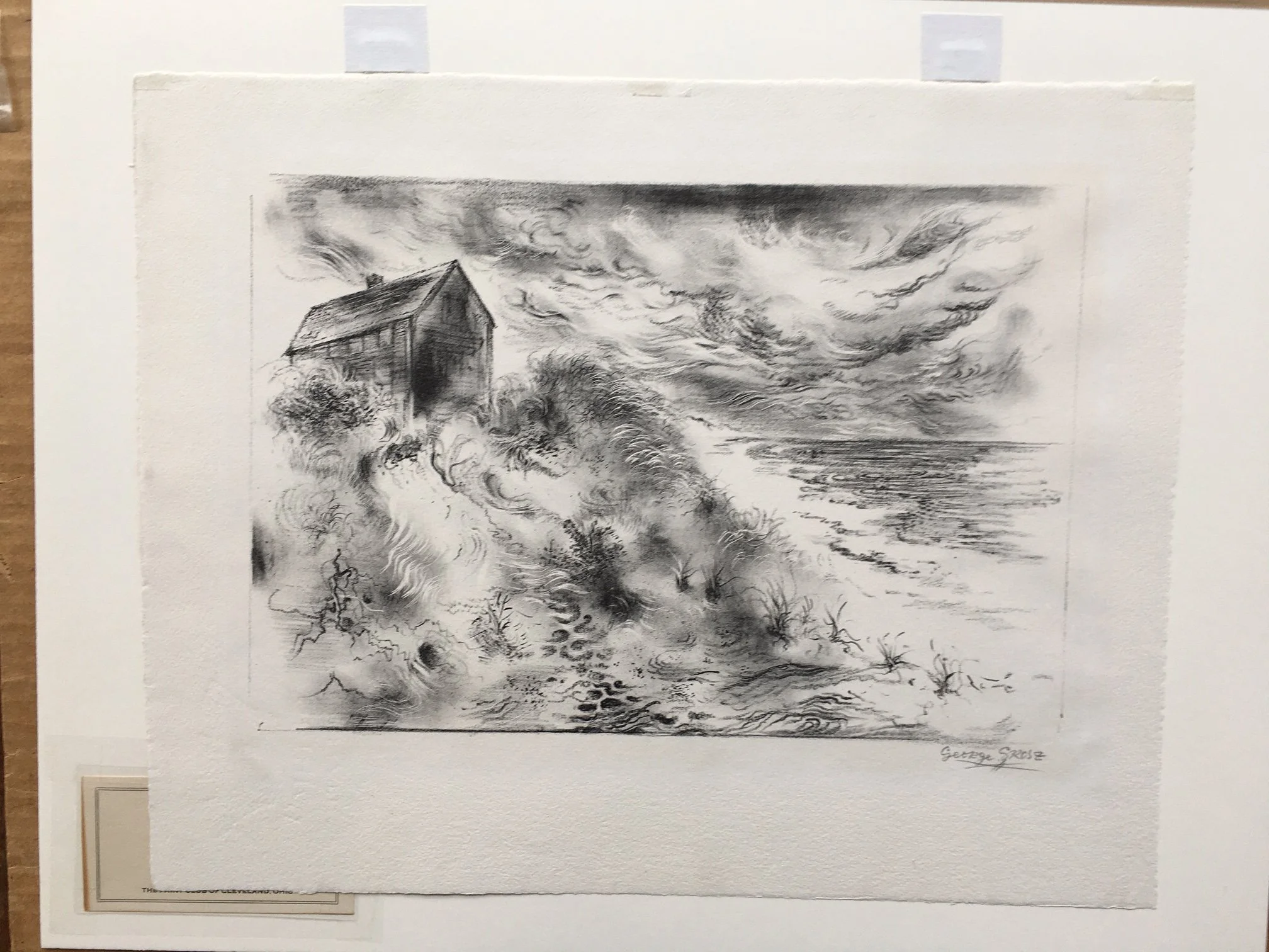Grosz Storm Clouds Cape Cod whole sheet .JPG