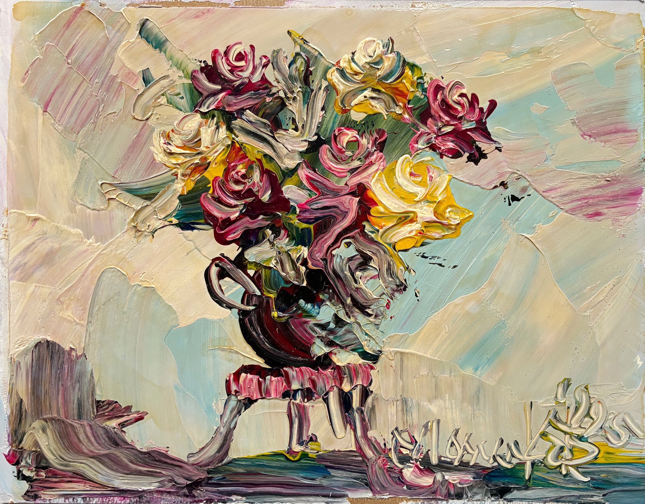 Morris Katz:  Untitled (Bouquet)
