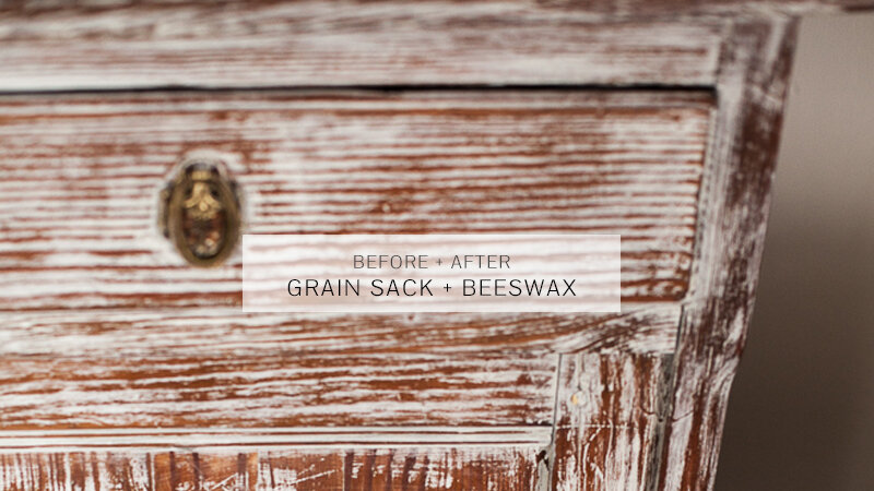 GRAIN SACK + BEESWAX