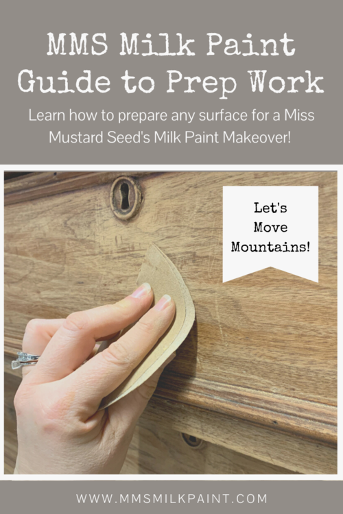 How to Use Milk Paint: Miss Mustard Seed Milk Paint - Semigloss Design