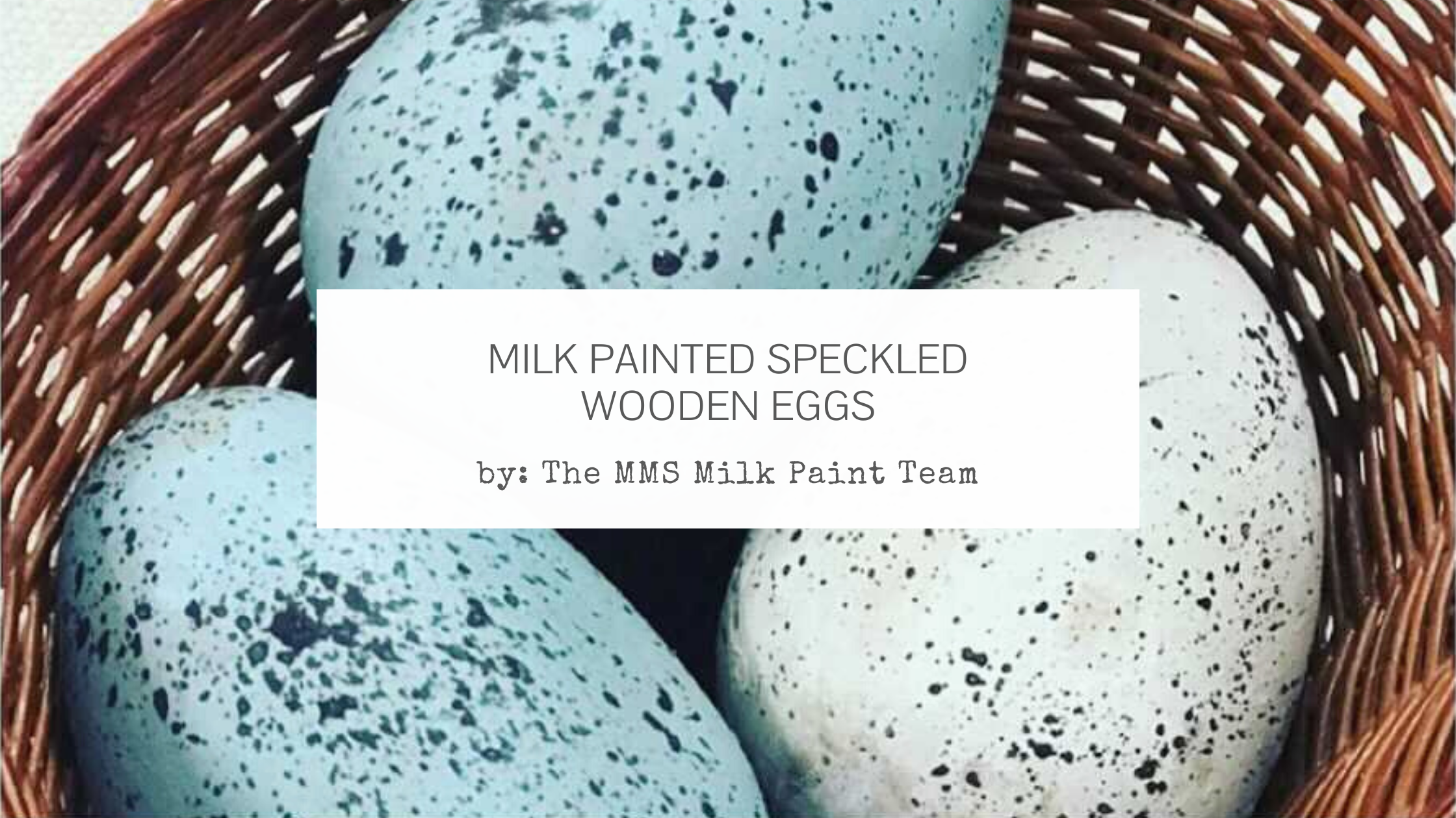 DIY Wood Speckled Robins Eggs 