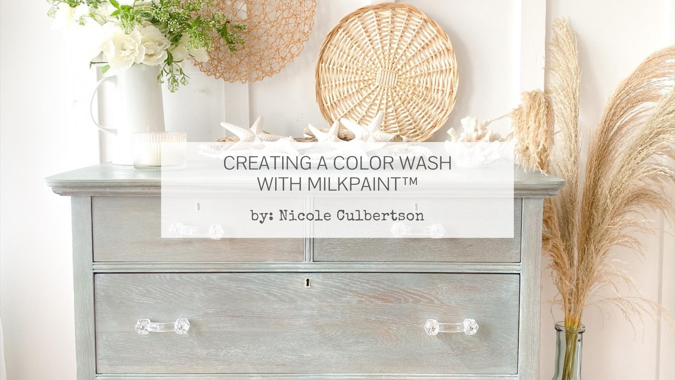 How to Get a Smooth Finish with Milk Paint - Start at Home Decor
