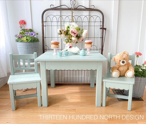 Vintage Inspired Children's Table — Miss Mustard Seed's Milk Paint