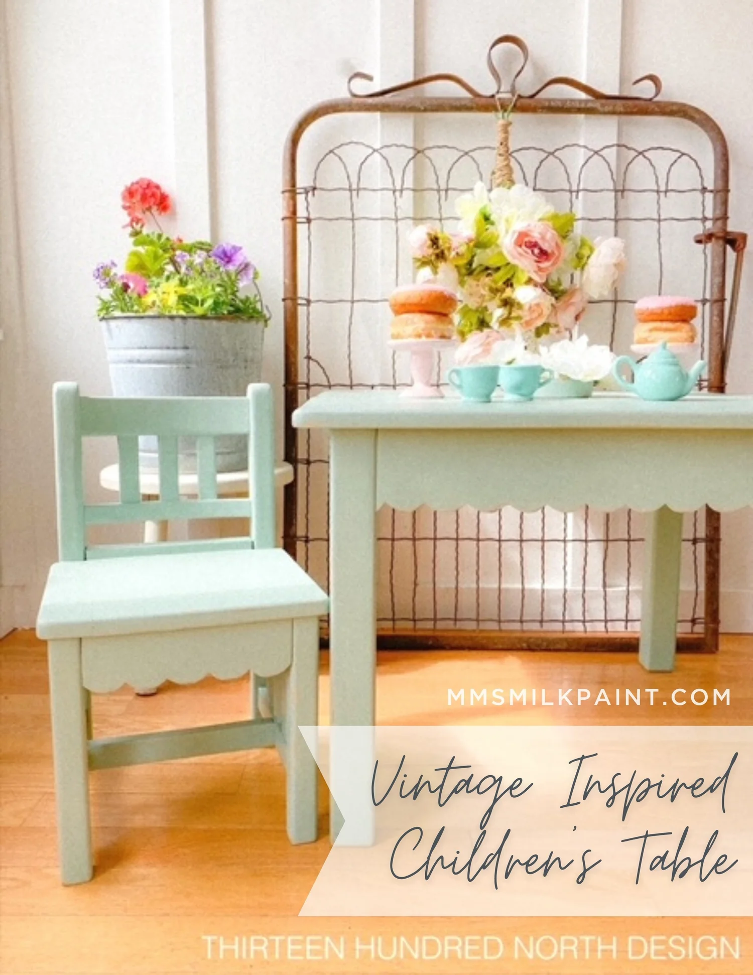 Vintage Inspired Children’s Table — Miss Mustard Seed's Milk Paint