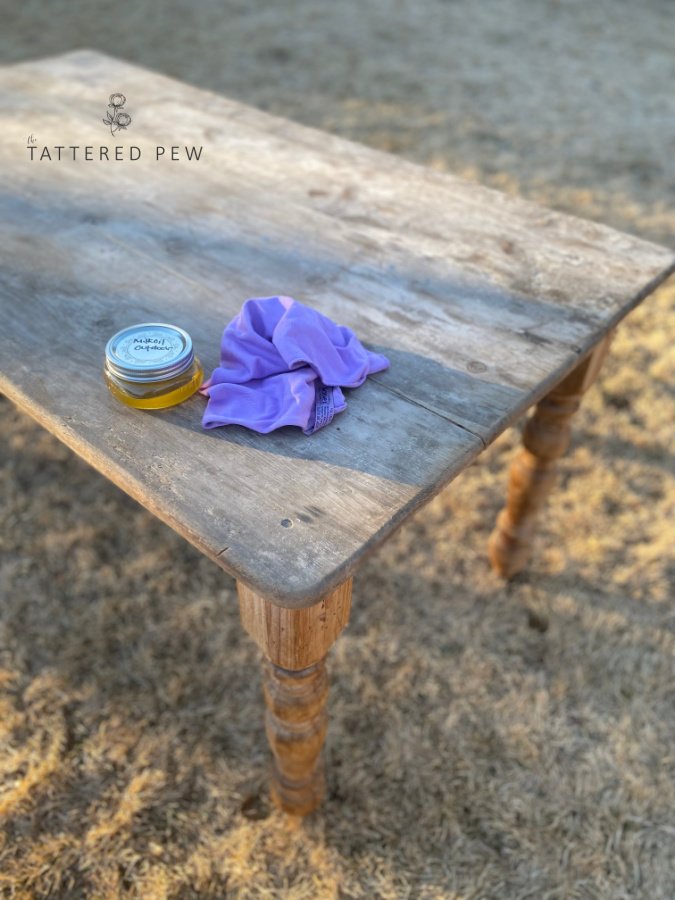 How To Waterproof And Seal An Outdoor Table With MilkOil™-Outdoor — Miss  Mustard Seed's Milk Paint