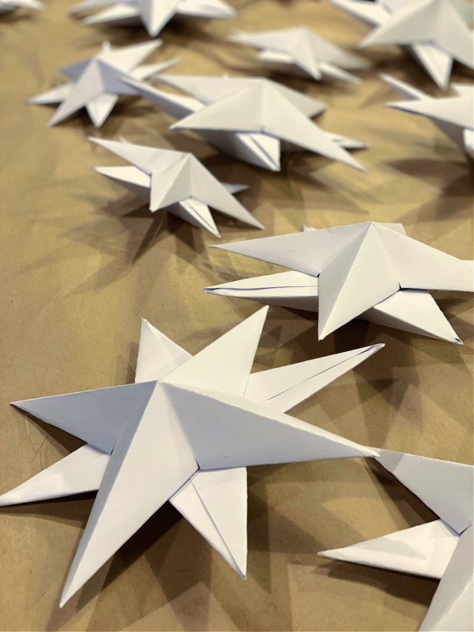 Make, Painted Paper Stars