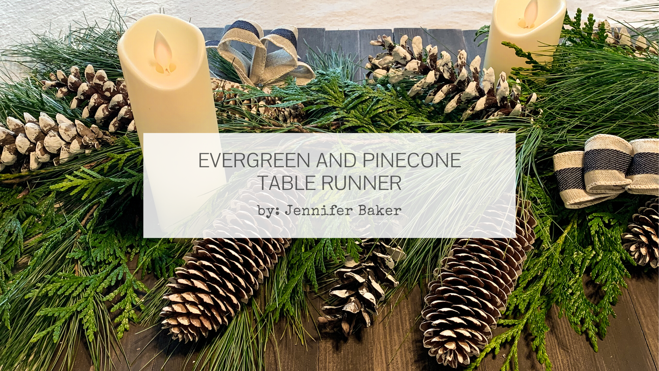 Need An Easy DIY Pinecone Christmas Tree? - Feet Under My Table
