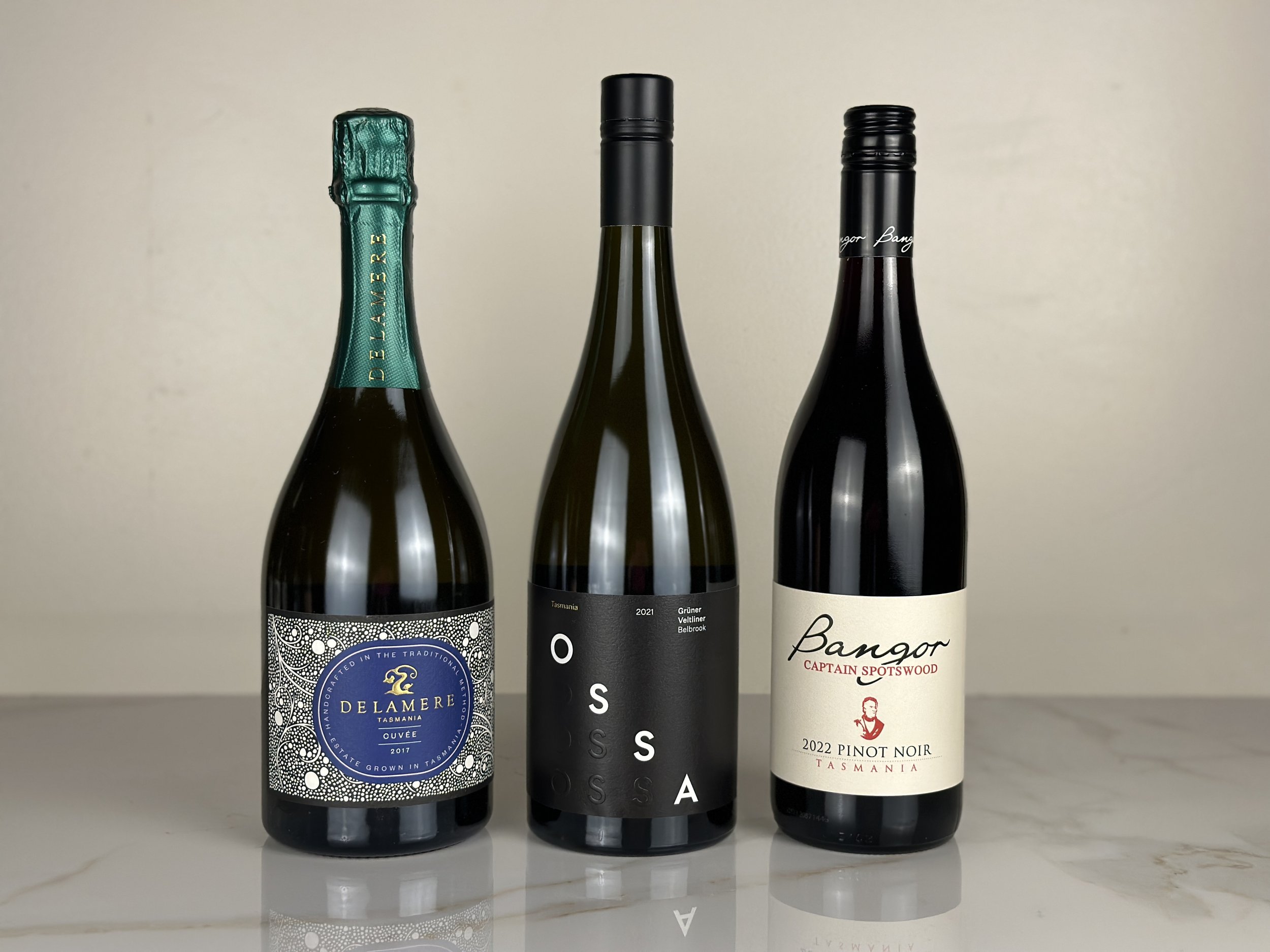 Three wines the Best Tasmanian Wines in a Box Wines of Tasmania