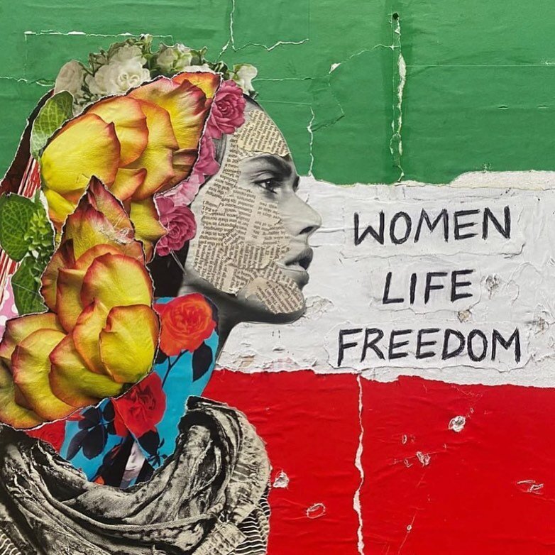 Love, admiration, respect &amp; solidarity with women, girls, and others, in Iran who are risking their lives peacefully protesting for human rights in the memory of #MahsaAmini. No woman, or person, should fear retaliation, imprisonment, or death fo