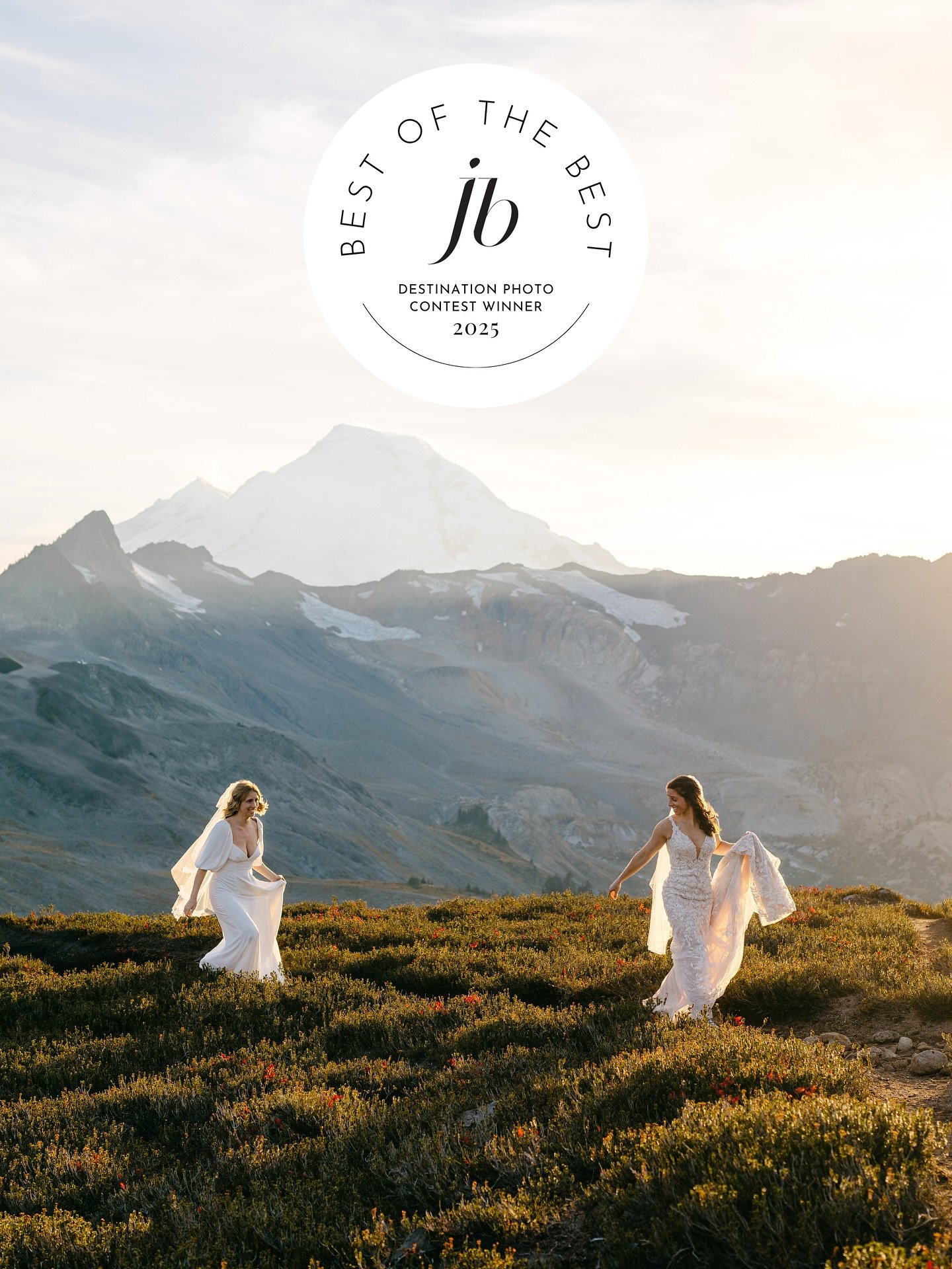 We&rsquo;re kicking off Pride Month with a bang!

We&rsquo;re beyond thrilled to share that we&rsquo;ve just won a  @junebugweddings Best of the Best Destination Photo award! 🌈✨

Our winning image features the incredible Katy and Kendra, captured ru