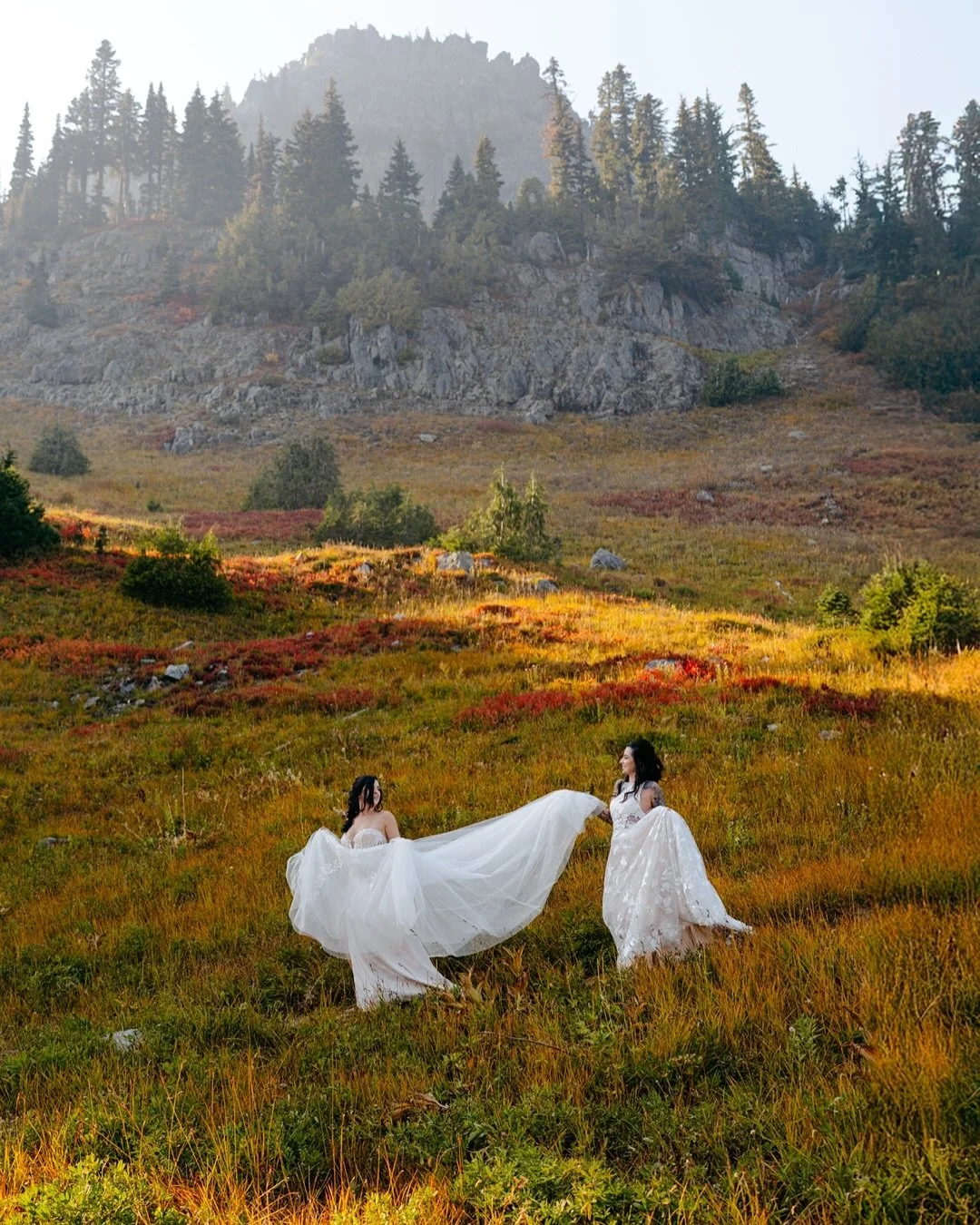 Kali &amp; Jamie saw Washington for the very first time on what might&rsquo;ve been the sunniest October day we&rsquo;ve had all year.

The wildfire smoke had other plans for us, but we wandered just outside the park to find our own quiet corner of f