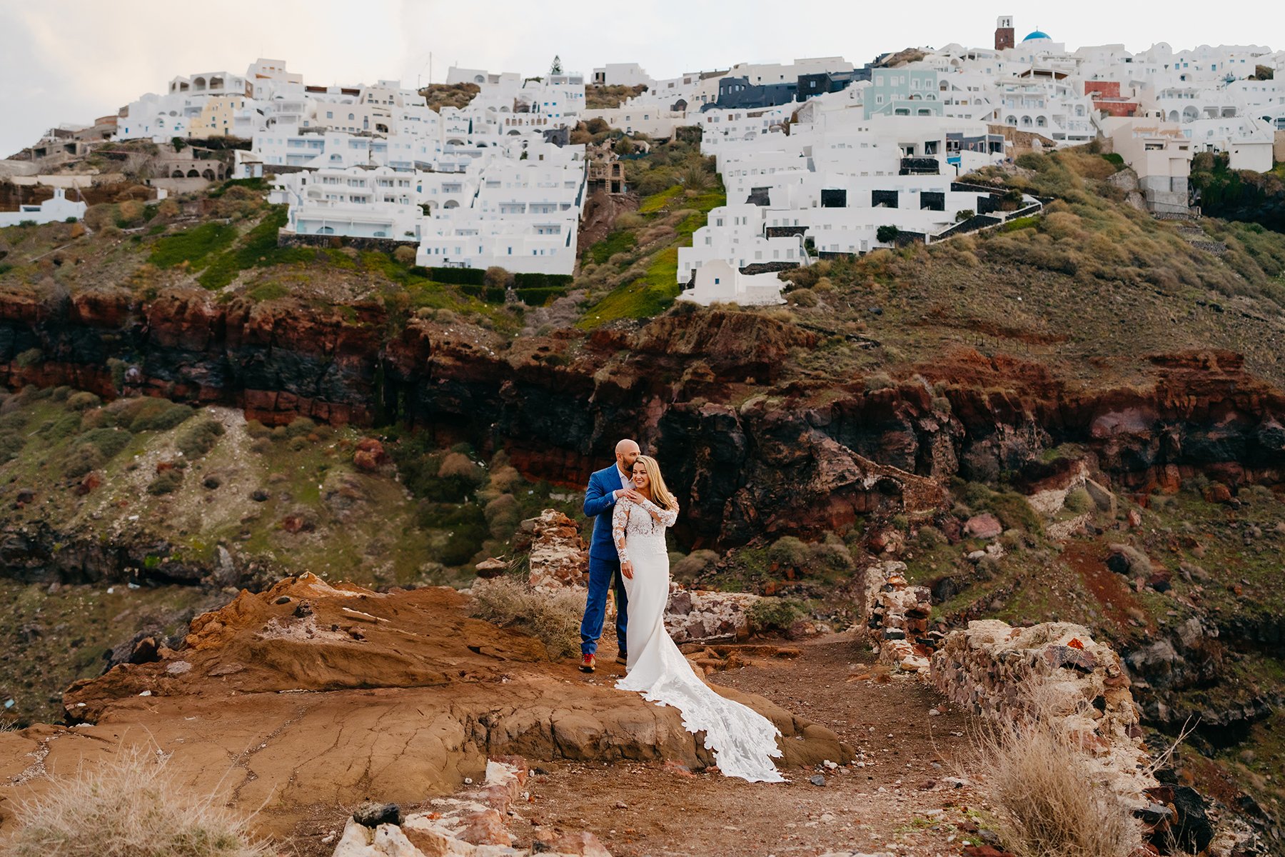 santorini greece adventure elopement