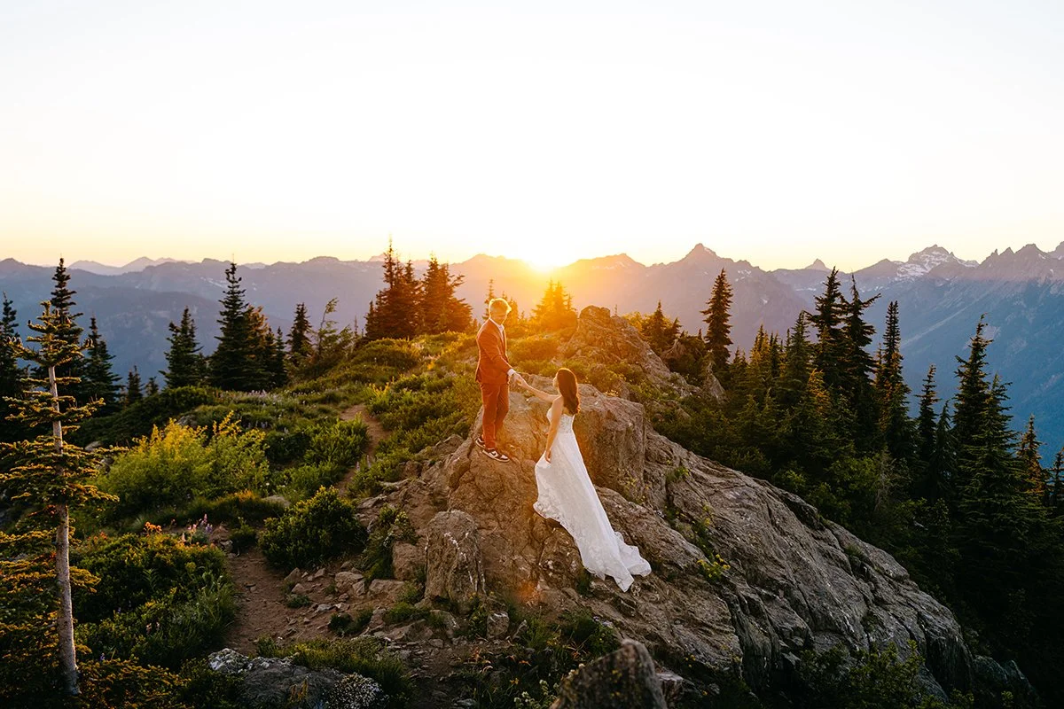 thorp mountain lookout elopement