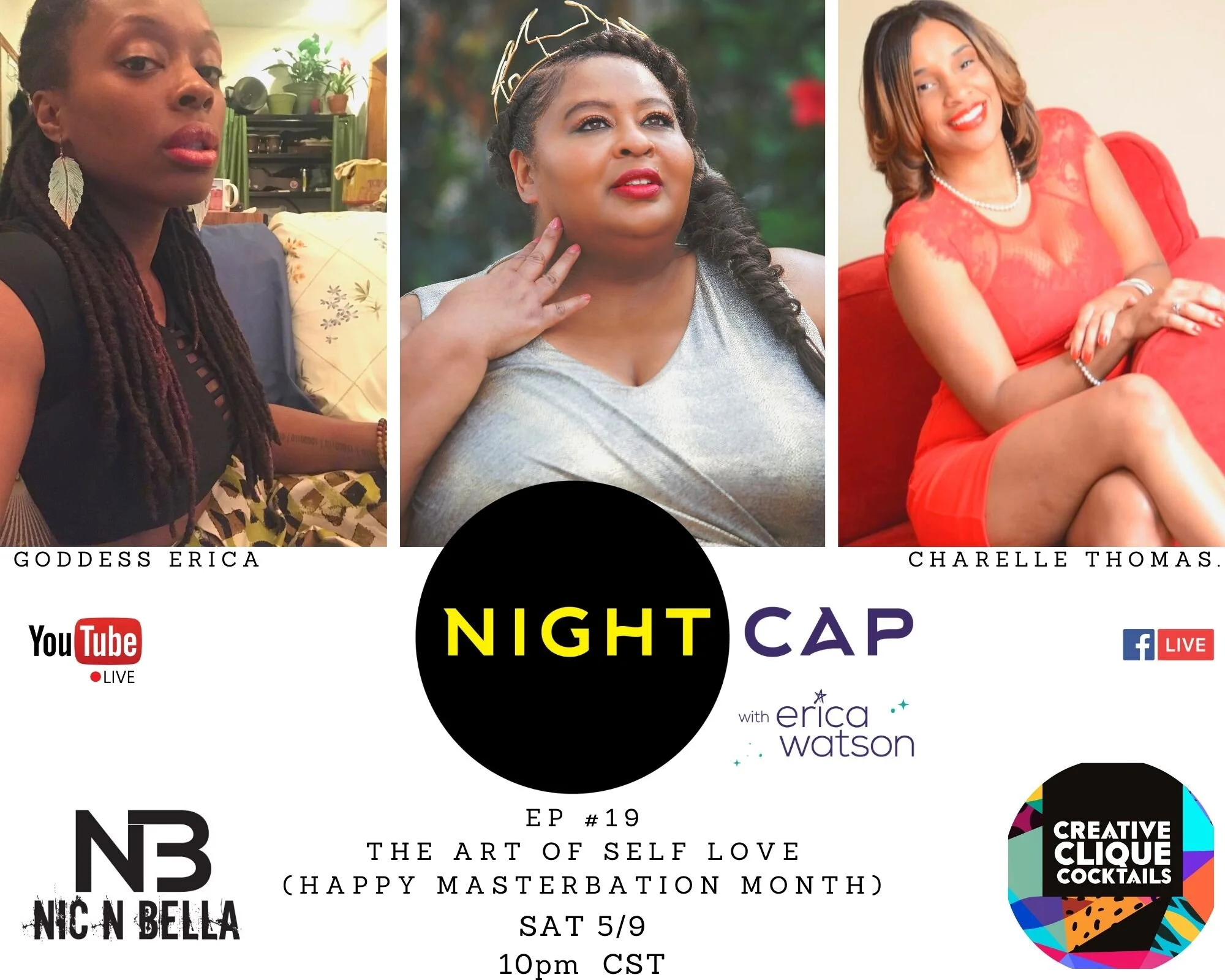 Nightcap with Erica Watson: YouTube Live 