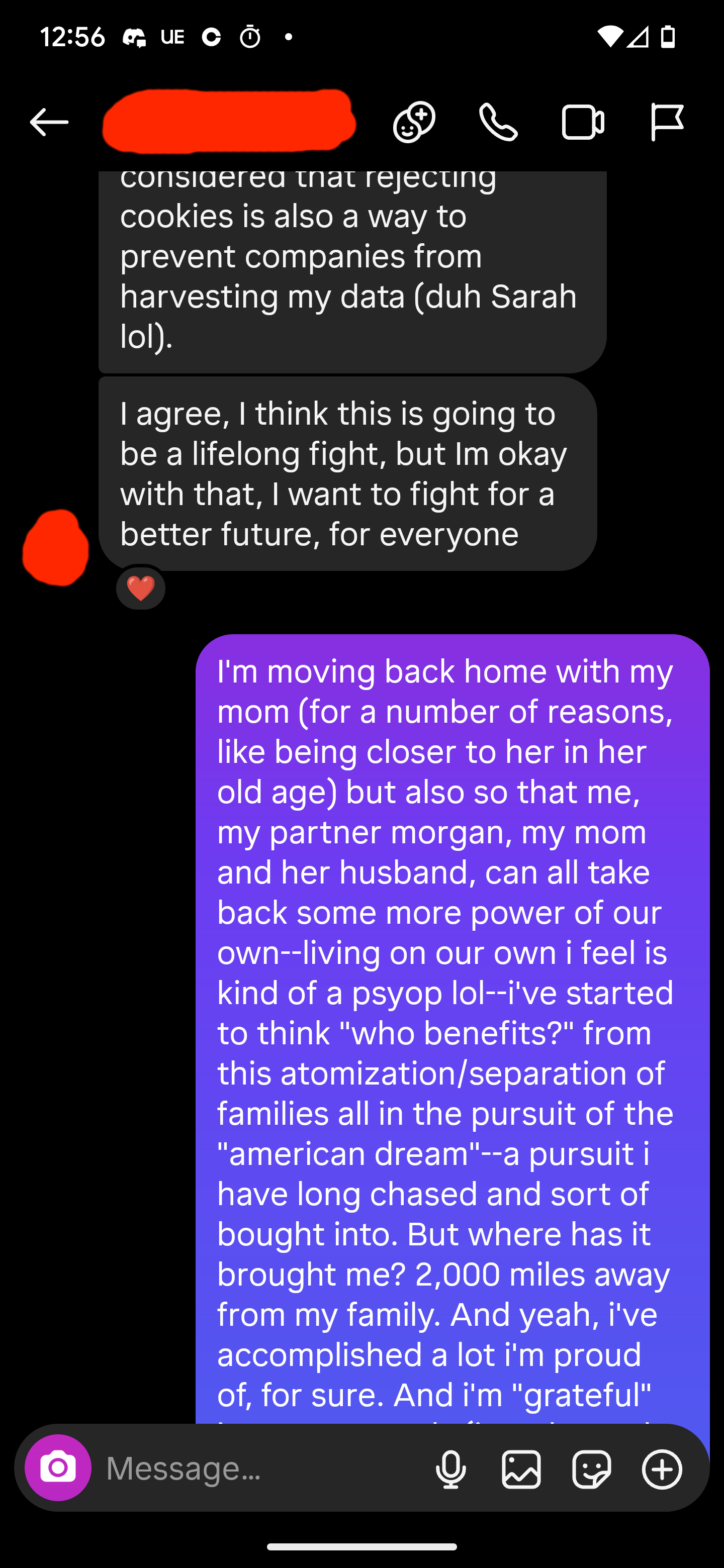 13. Here I offer some more advice. Not specific or unique to the issue of Palestine but I still think largely important to mention. The separation of families (by way of chasing the "American Dream") is possibly the greatest psy-op of all time, all i