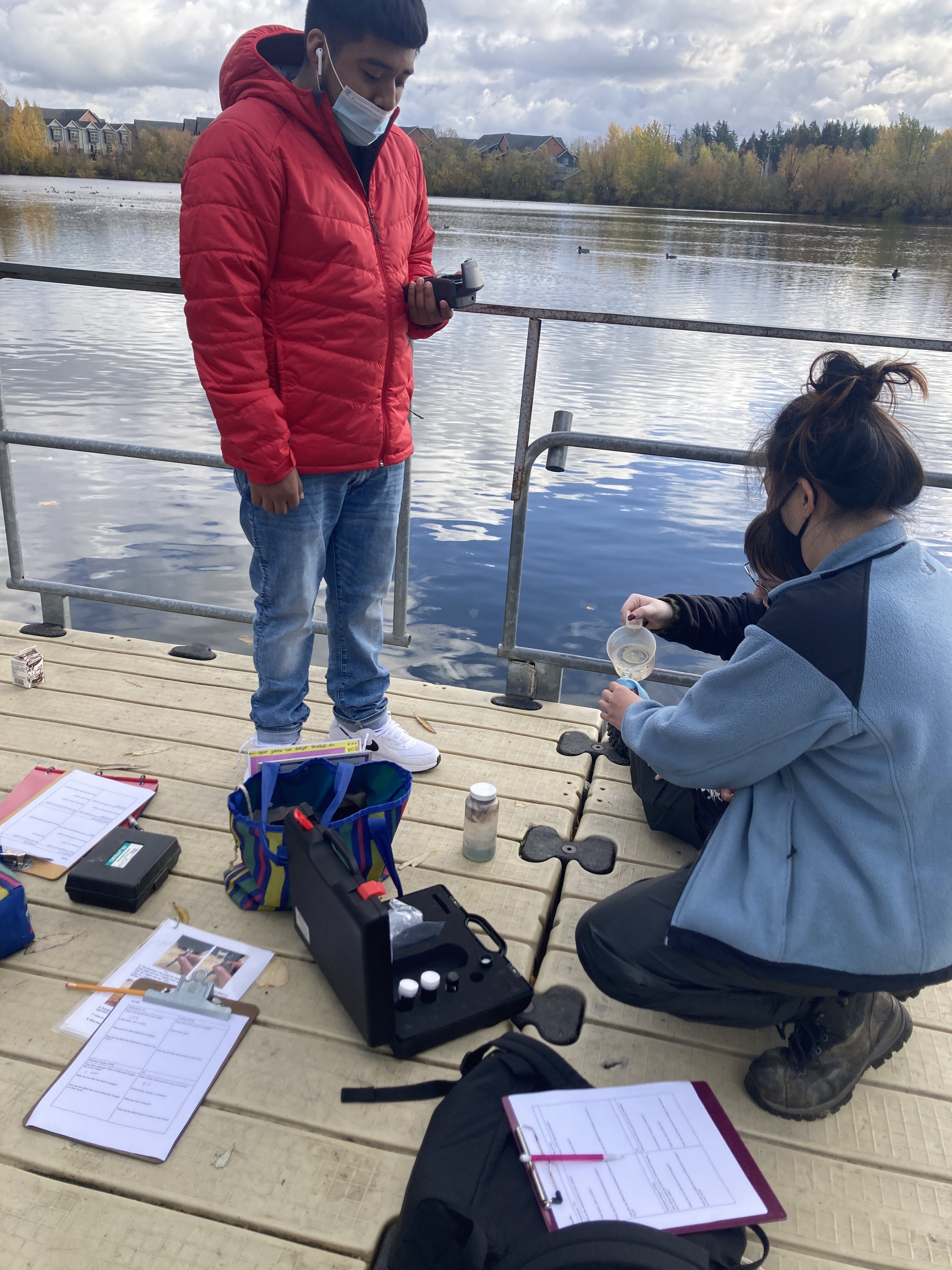 Testing water chemistry!