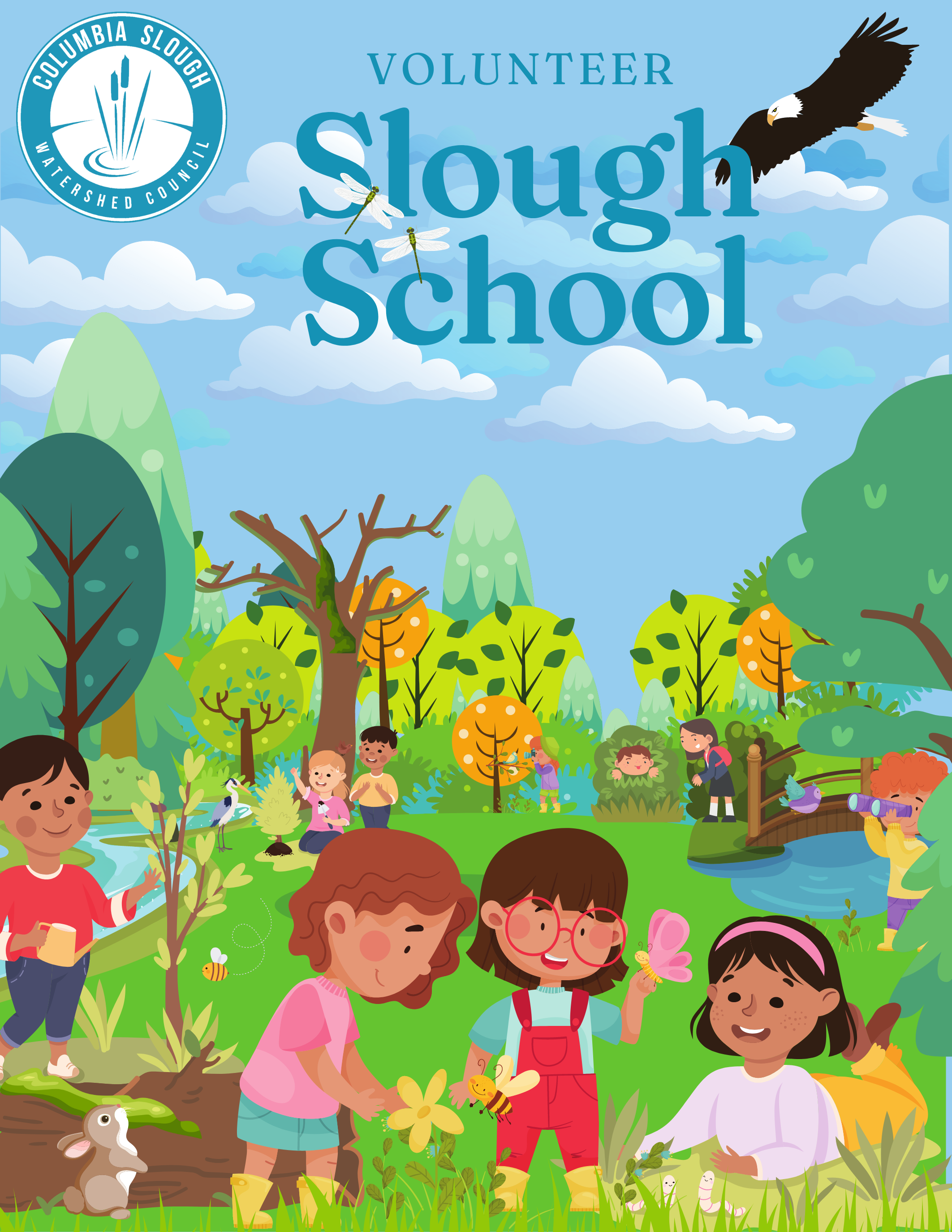 Slough School Volunteer Columbia Slough Watershed Council Slough school volunteer columbia slough watershed council
