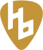 Harvey Blues Guitar Pick Logo