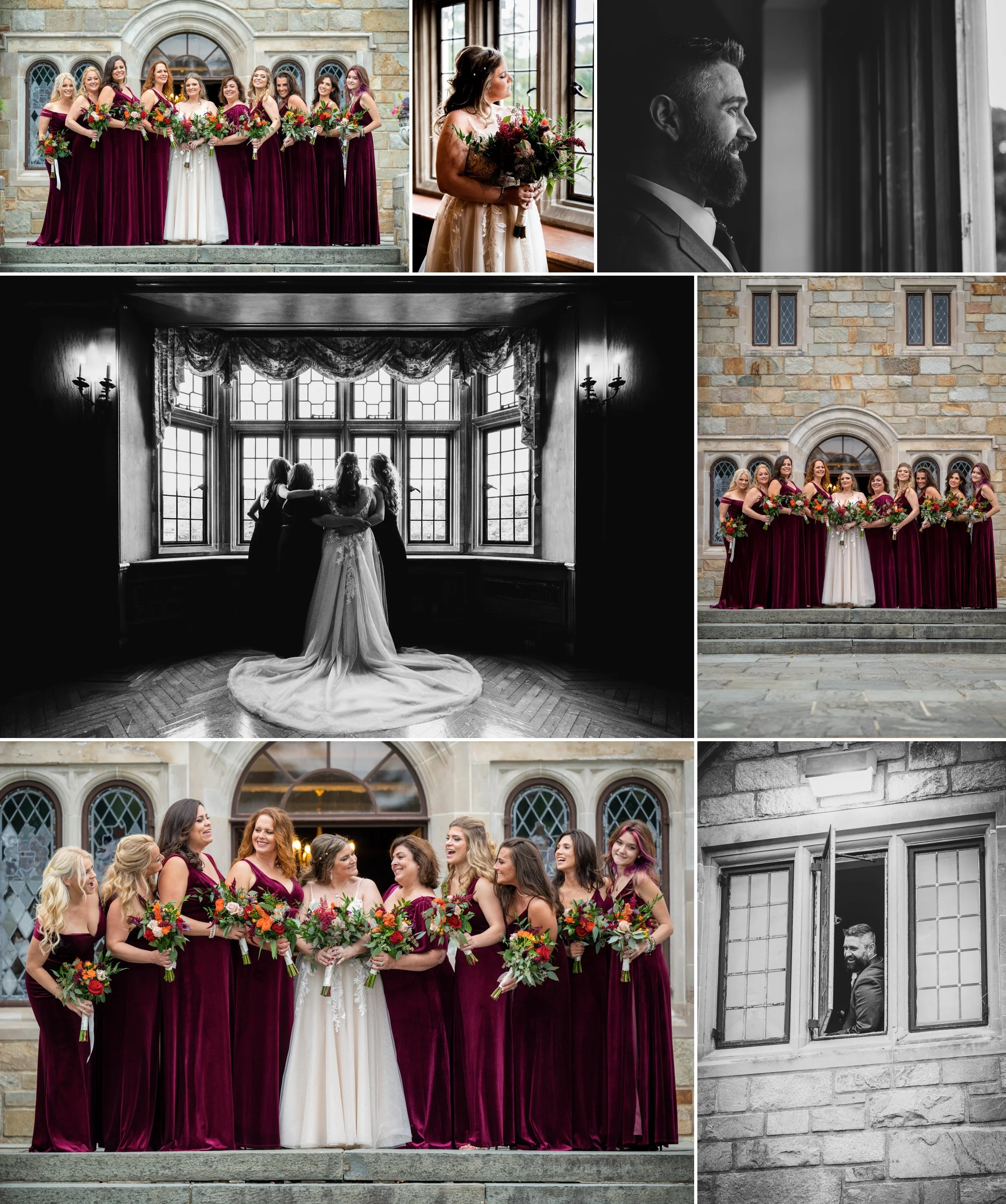 Gallaher Mansion and Cranbury Estate Wedding in Norwalk Tashography