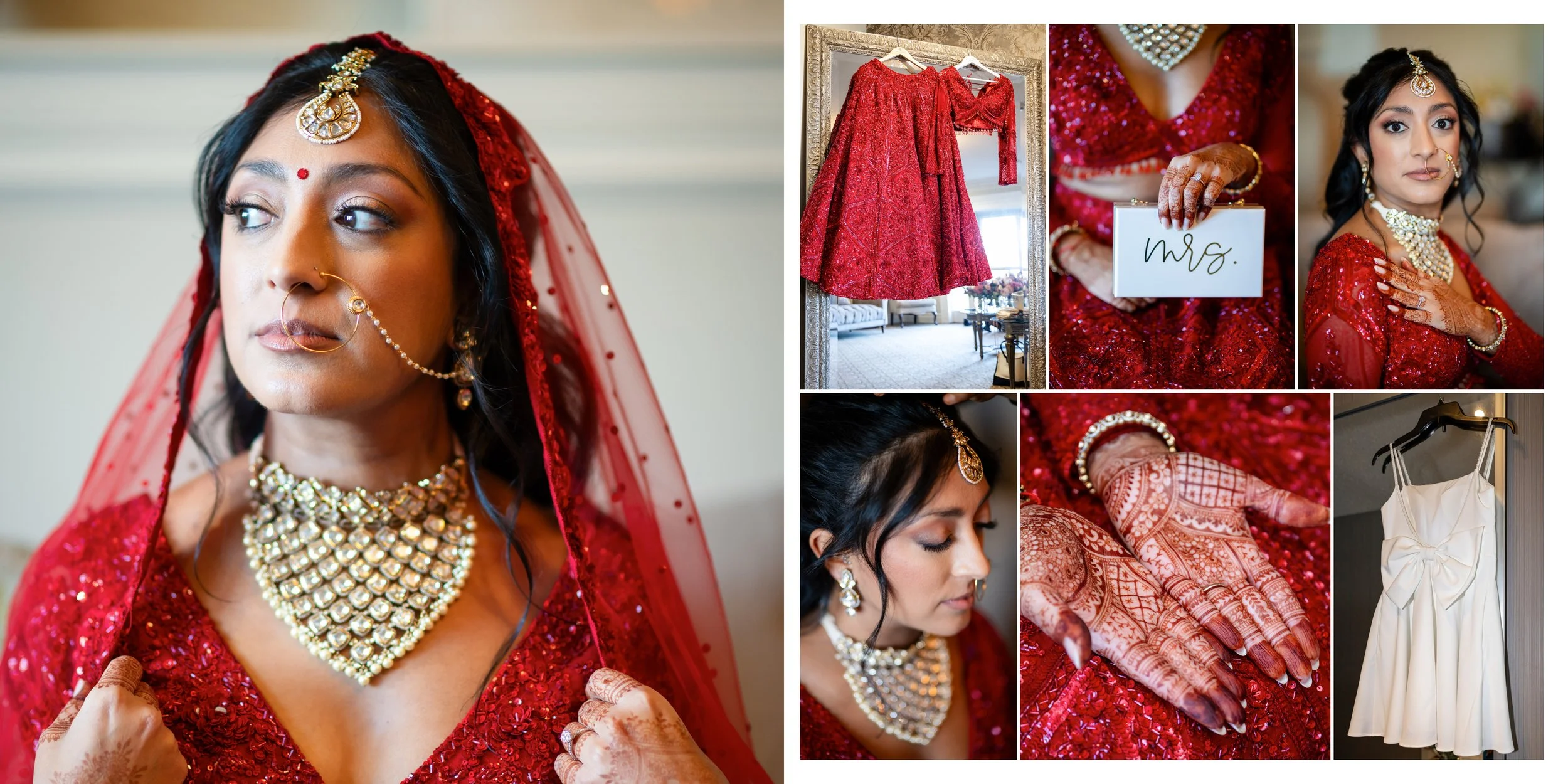 Indian Wedding Bridal Portraits CT