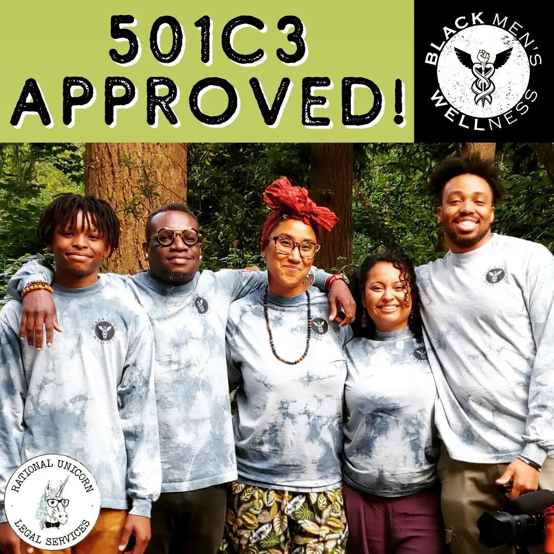 Achievement unlocked!!! 

We are now a federally tax-exempt organization!! Thanks to everyone who helped get us there:

@throughthetreescollective
@msmarinaun 
@cushite22 
@takingownershippdx @rationalunicornlegalservices

 We up!!!

#BlackMensWellne