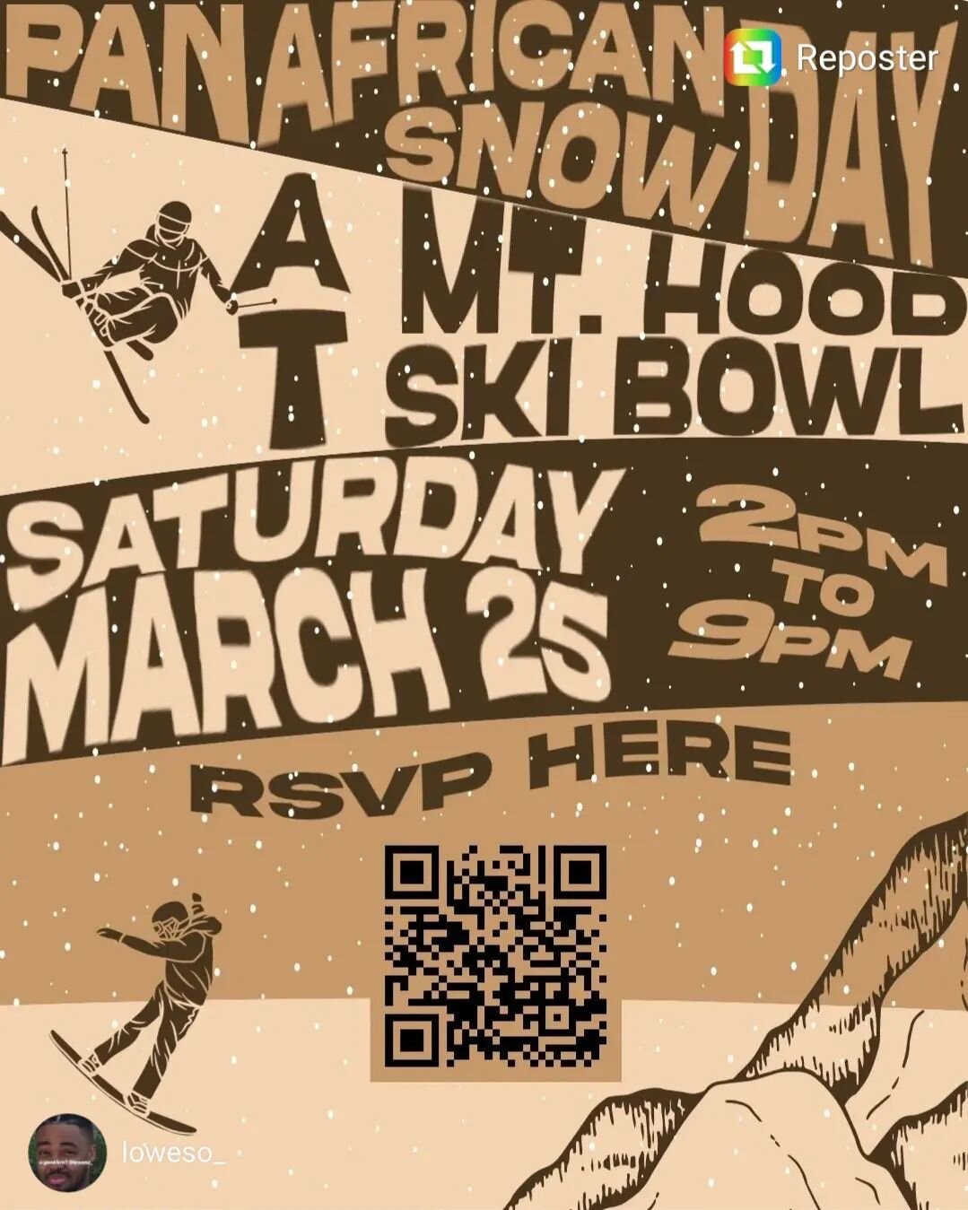Bong Bong to @loweso_  for setting it off again

Wassup, we're running it back! After the great turnout and riding last month we're back! This coming Saturday, March 25th from 2pm-9pm we will be riding at Mt. Hood SkiBowl. Let's ride, chill and have 
