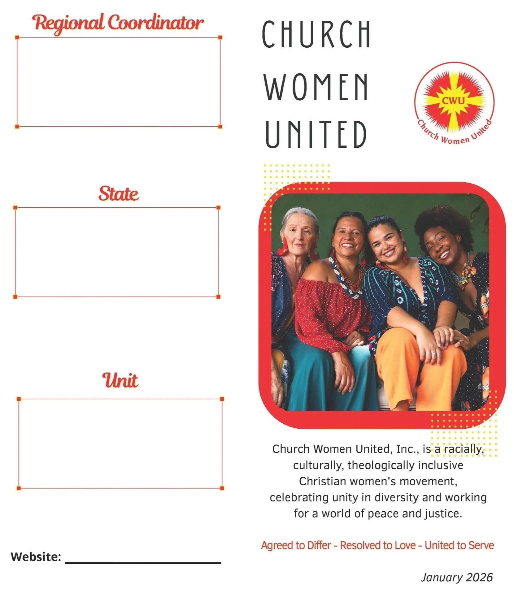 CWU Brochure - Trifold (Black and White)