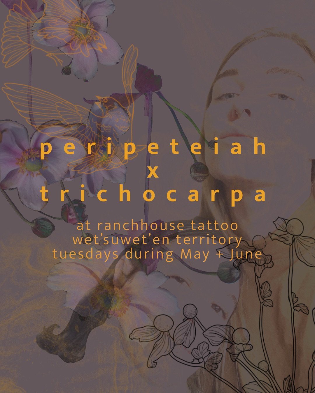coming to @ranchhousetattoos !

@peripeteiah x @trichocarpa will be guesting on most Tuesdays between now and the end of June.

please check out each artist for available flash and book customs directly through them ! 

&bull;

Thank you to @leeroypo