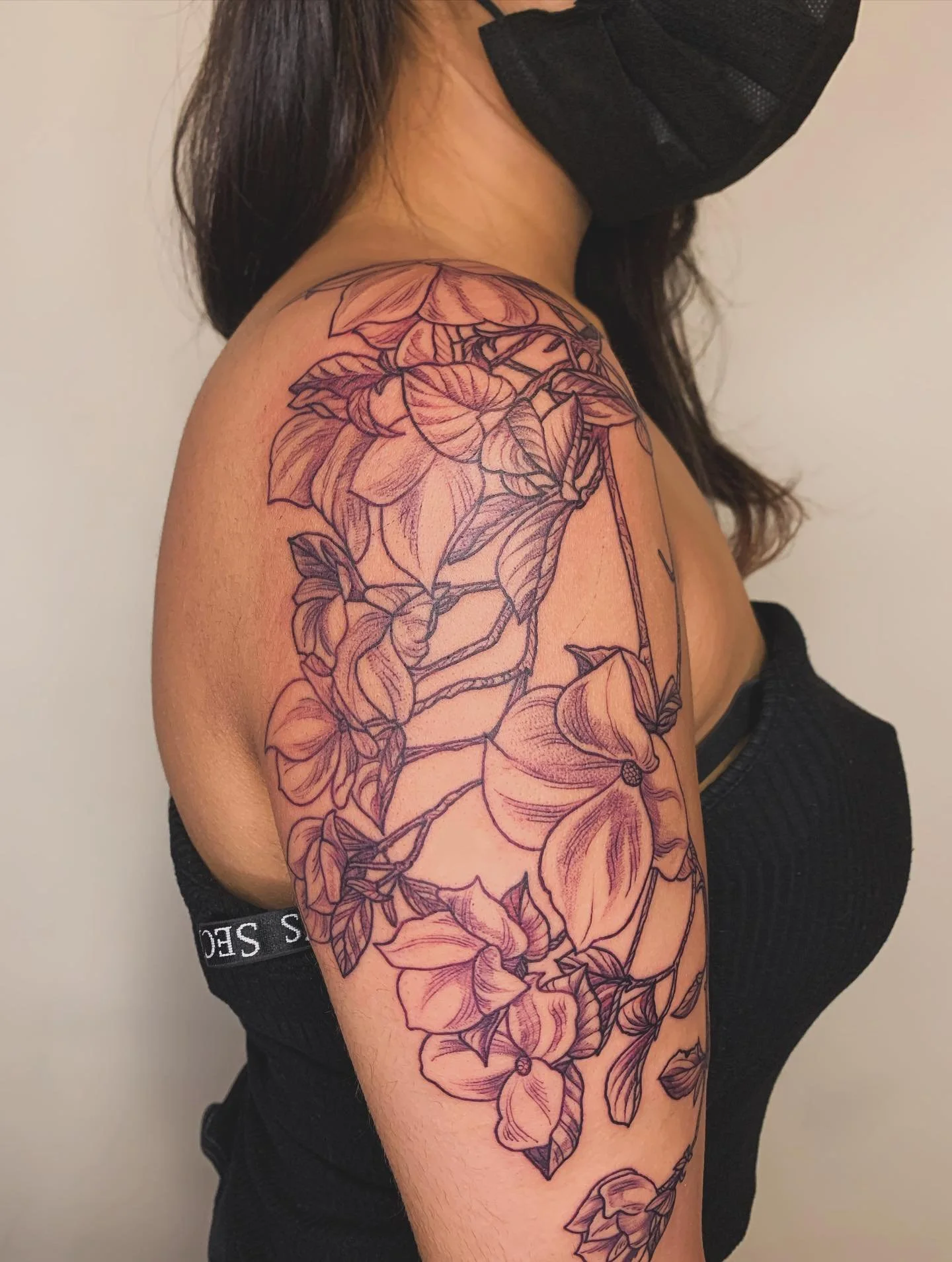 dogwood flowers, in purple - from a few years back
Booking November and onwards at @haven.tattoo.yyc !