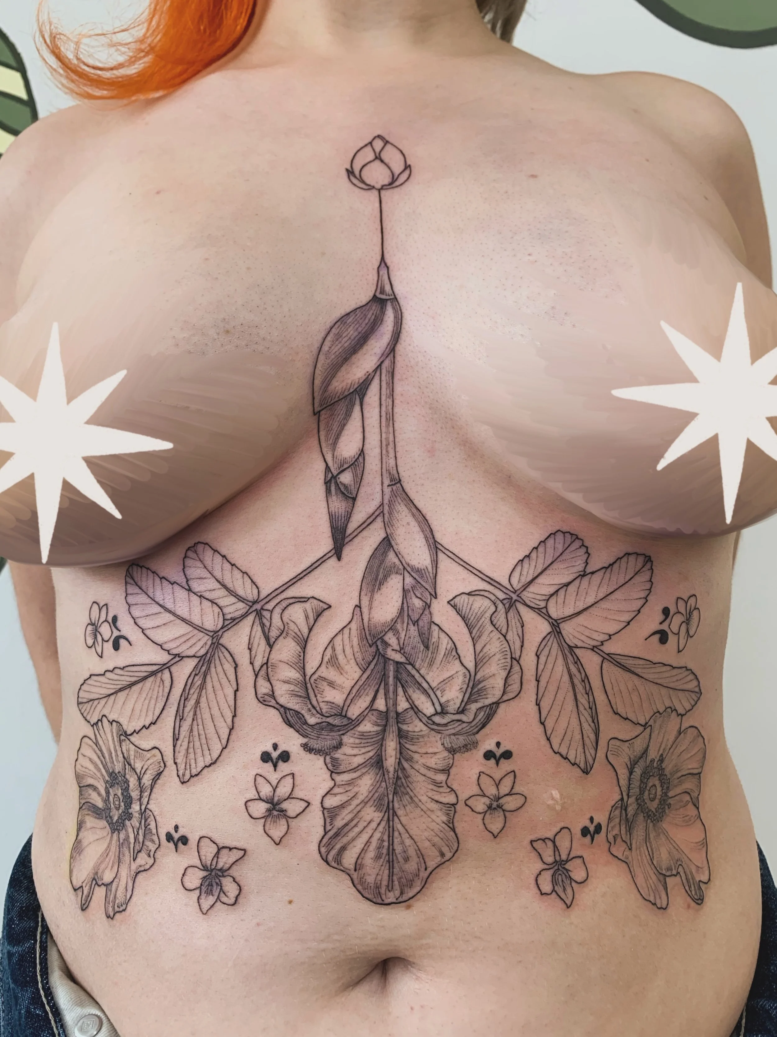 ✨ 𝔦𝔯𝔦𝔰, 𝔳𝔦𝔬𝔩𝔢𝔱, 𝔯𝔬𝔰𝔢, 𝔩𝔬𝔱𝔲𝔰 ✨

first pass on this epic torso piece for an angel 
what an honor to design this for you!
more, later 

#YYCtattoo #CalgaryTattoo #AlbertaTattoo #OrnamentalTattoo #Qttr