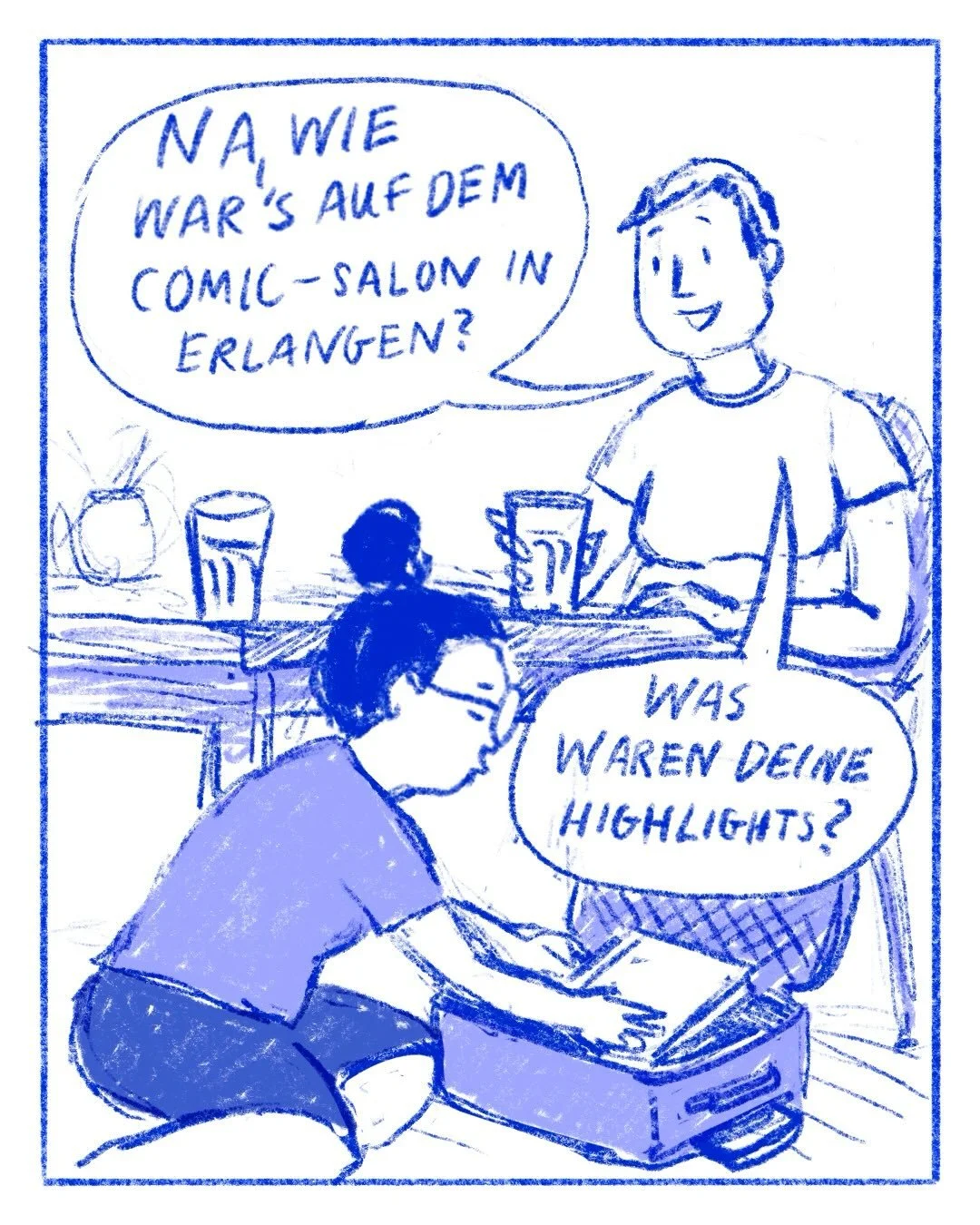 &bdquo;Na, wie war&rsquo;s auf dem Comic-Salon in Erlangen?&ldquo; Hier sind meine Highlights des @comicsalon_er 2026, nat&uuml;rlich gezeichnet als Comic. Danke an @comicinbayern dass ich bei euch am Stand aushelfen durfte. Ich hatte so viele tolle 