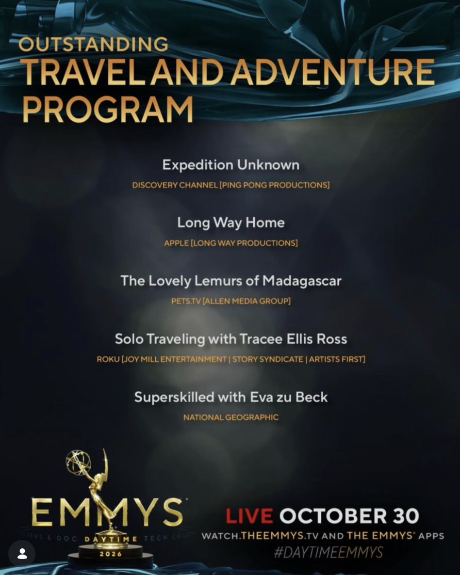 LONG WAY HOME NOMINATED           FOR 4 EMMY AWARDS!!! 