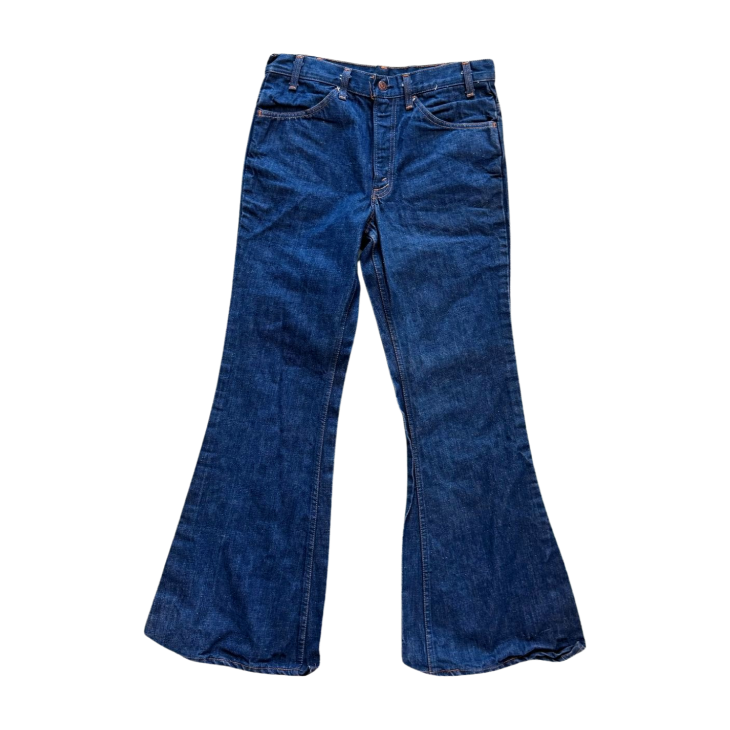 LEVIS 684 W33" ORANGE TAB BELL BOTTOM FLARES