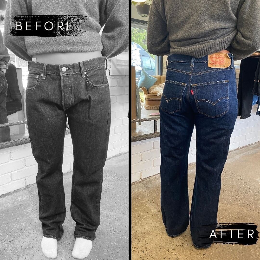 Tap the link in bio to book your fitting, it&rsquo;s so easy.

#denimtailor #vintagejeans #tailored