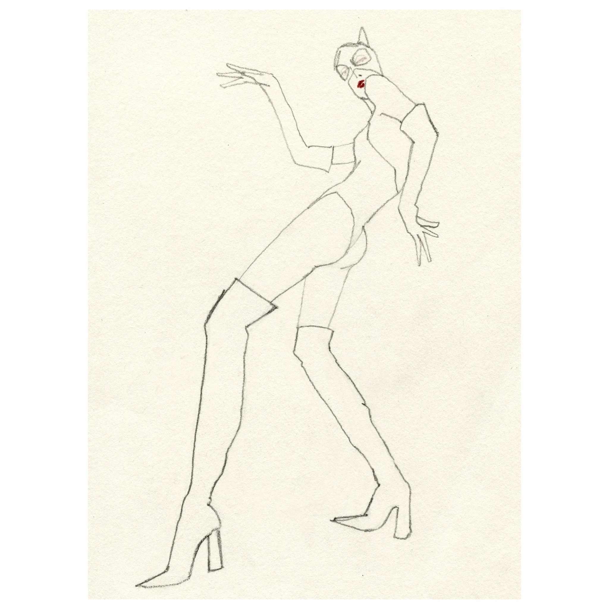 Quick pencil. Ami Benton, posing live from London 😻

#posing #fashionlifedrawing  #pencil #modeillustration #catwoman #strikeapose #fashionillustration