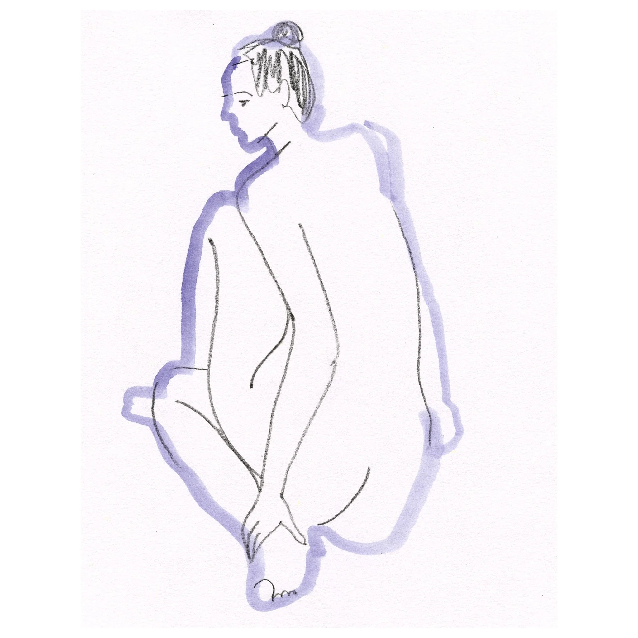 Kristina from the Saturday drawings at Basis Sthlm. 
I love my Saturdays💖

#h&aring;llerpennanl&ouml;st #l&ouml;rdagsfix #looseline #basiskroki #kroki #figuredrawing #simplelines  #outline