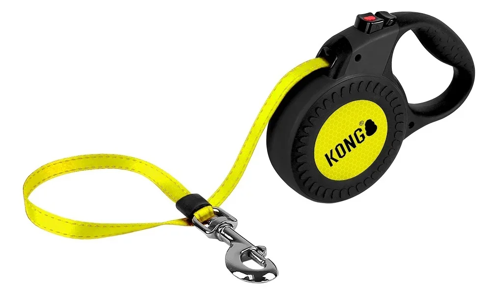 KONG Reflect Retractable Leash - Large Black-preview.webp