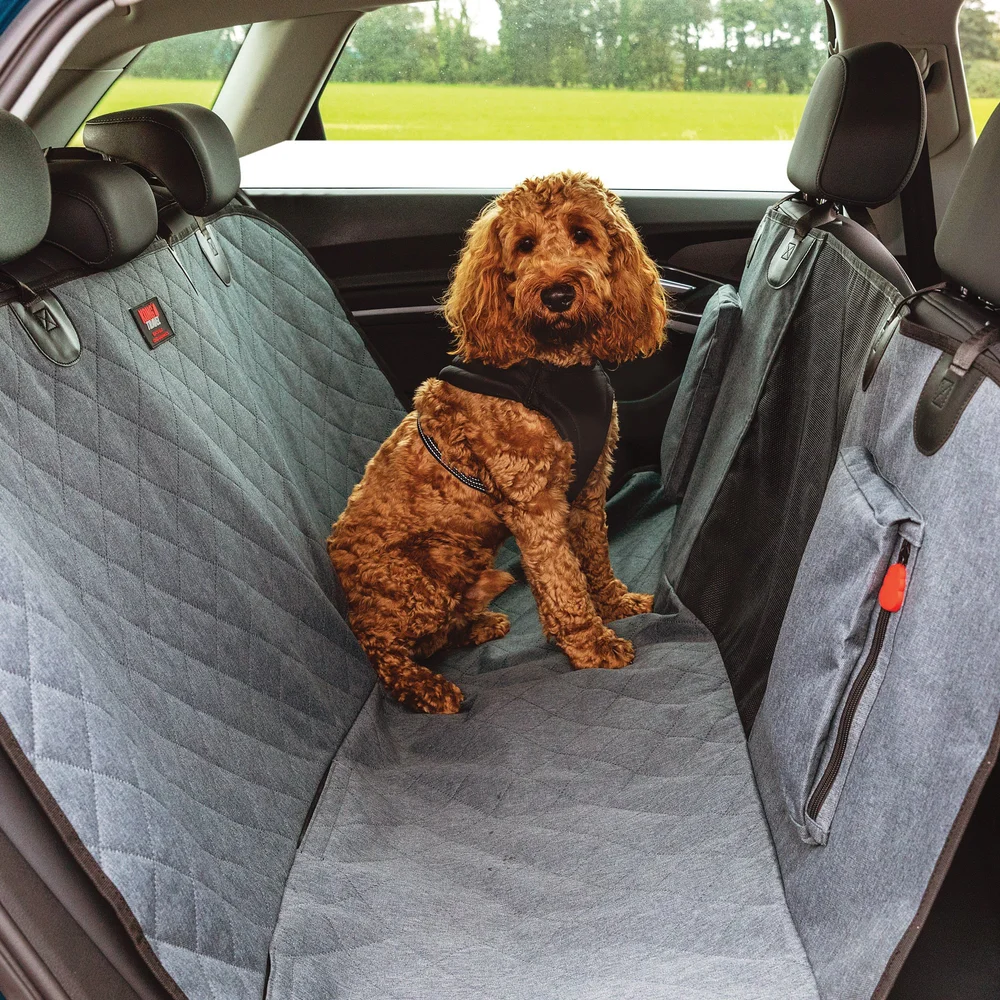 Back Seat Extender Extra Large Dog Seat Cover Airflow Pet Seat