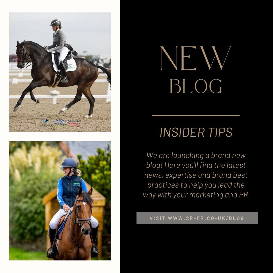 We have officially launched the SRPR blog! Head to our website to find the latest news, tips and tricks, best practices, and inside client stories. Follow the link in bio to check it out. 
#srprmarketing #blog #equestrianpr